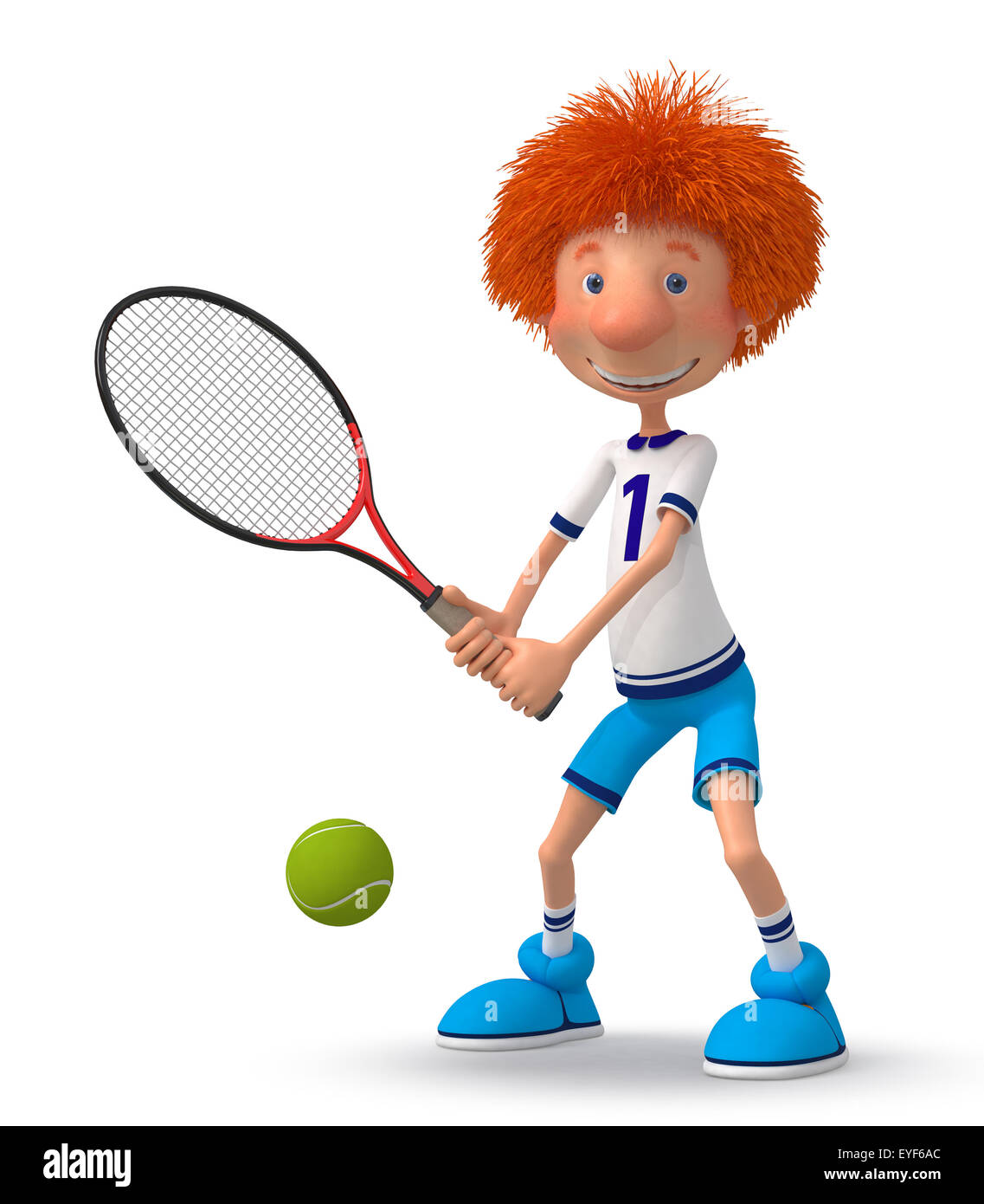 Cartoon tennis court hi-res stock photography and images - Alamy
