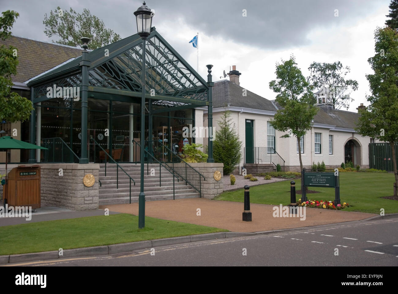 The Dormy Golf Clubhouse Bar, Grill, Restaurant at Gleneagles Hotel Stock Photo