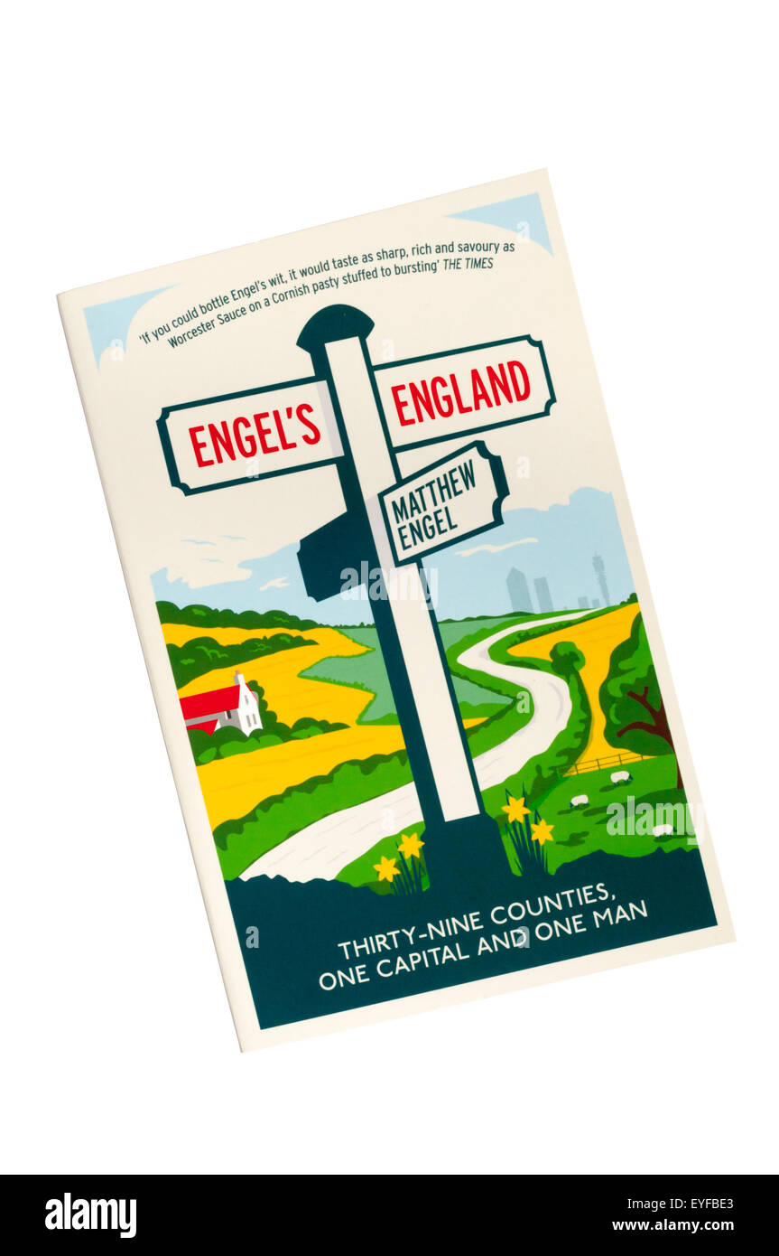 Paperback copy of Engel's England by Matthew Engel. Stock Photo