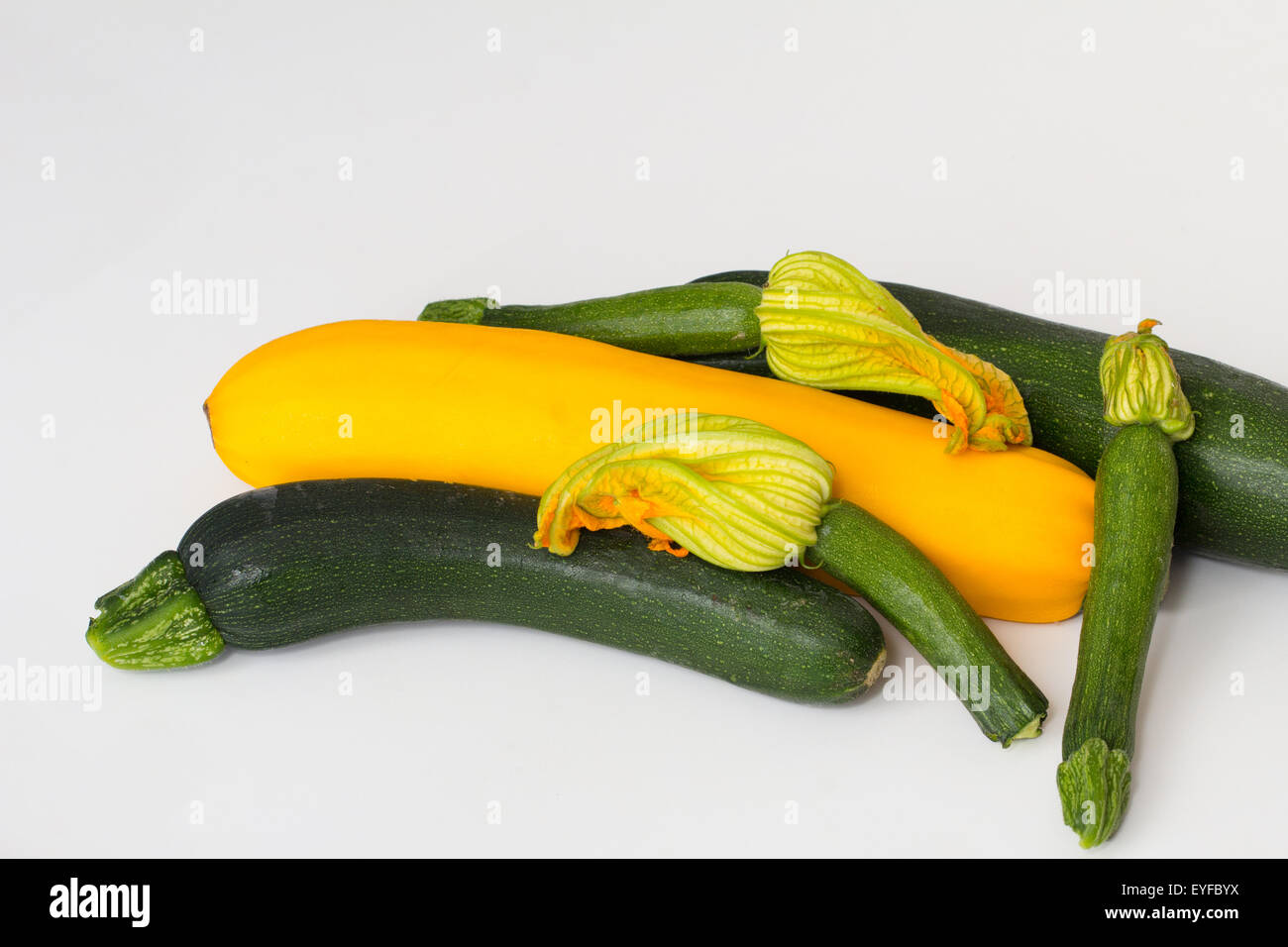 An Assortment of Courgettes Stock Photo Alamy