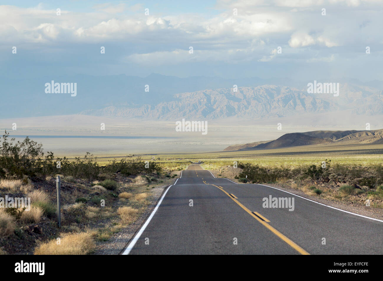 Usa, View From Route 190 At Death Valley; California Stock Photo - Alamy