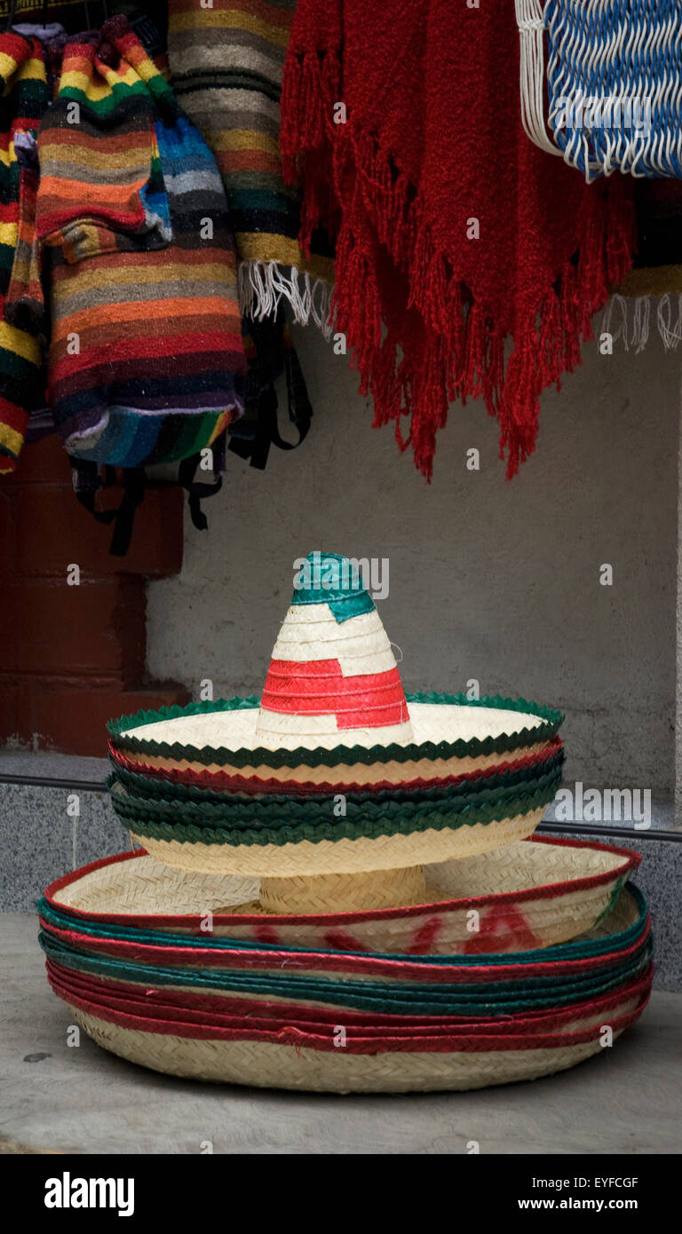 Mexico, Mexico City, Mexican Hats; Ciudadela Stock Photo Alamy