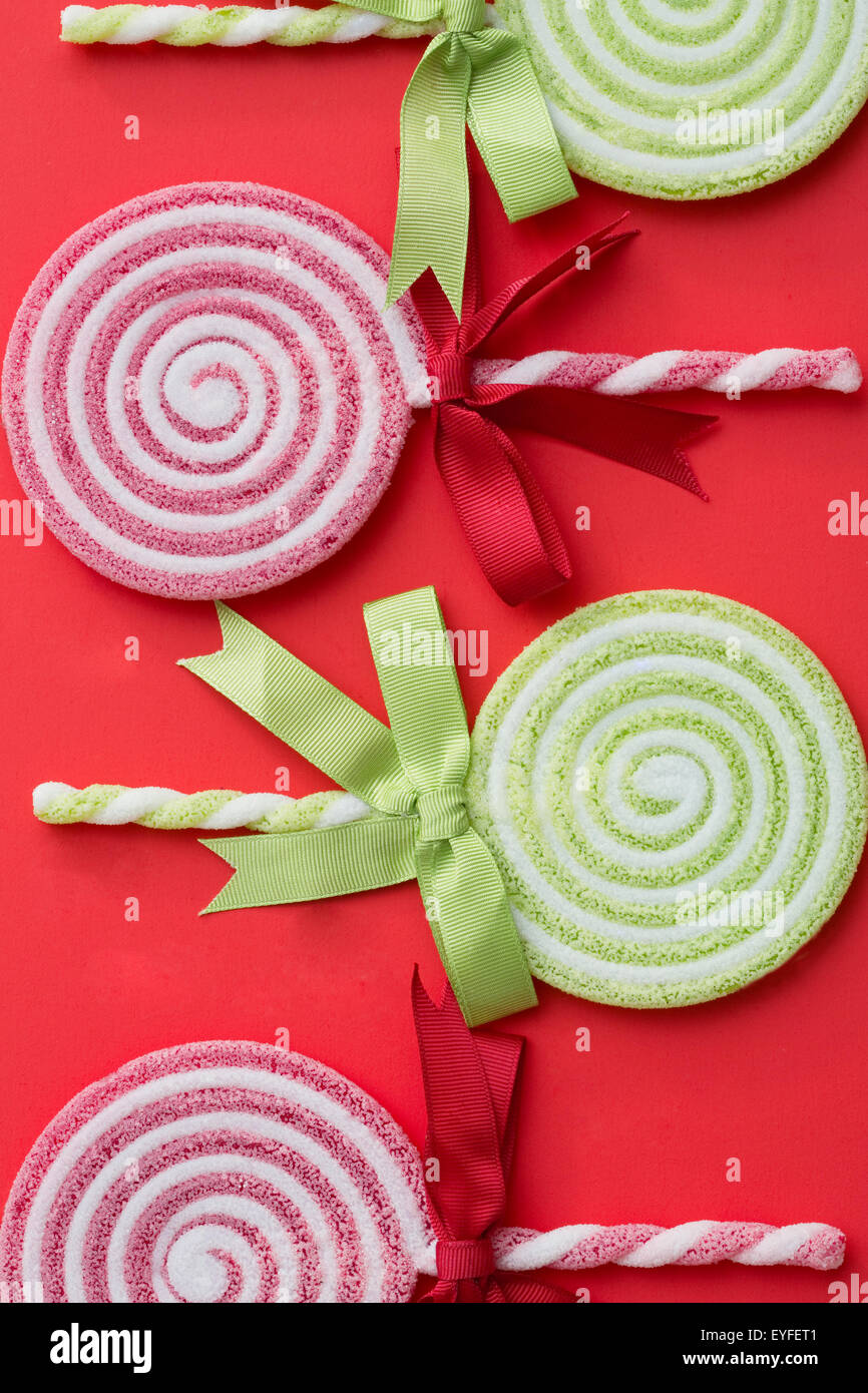 Christmas lollipop swirl hi-res stock photography and images - Alamy