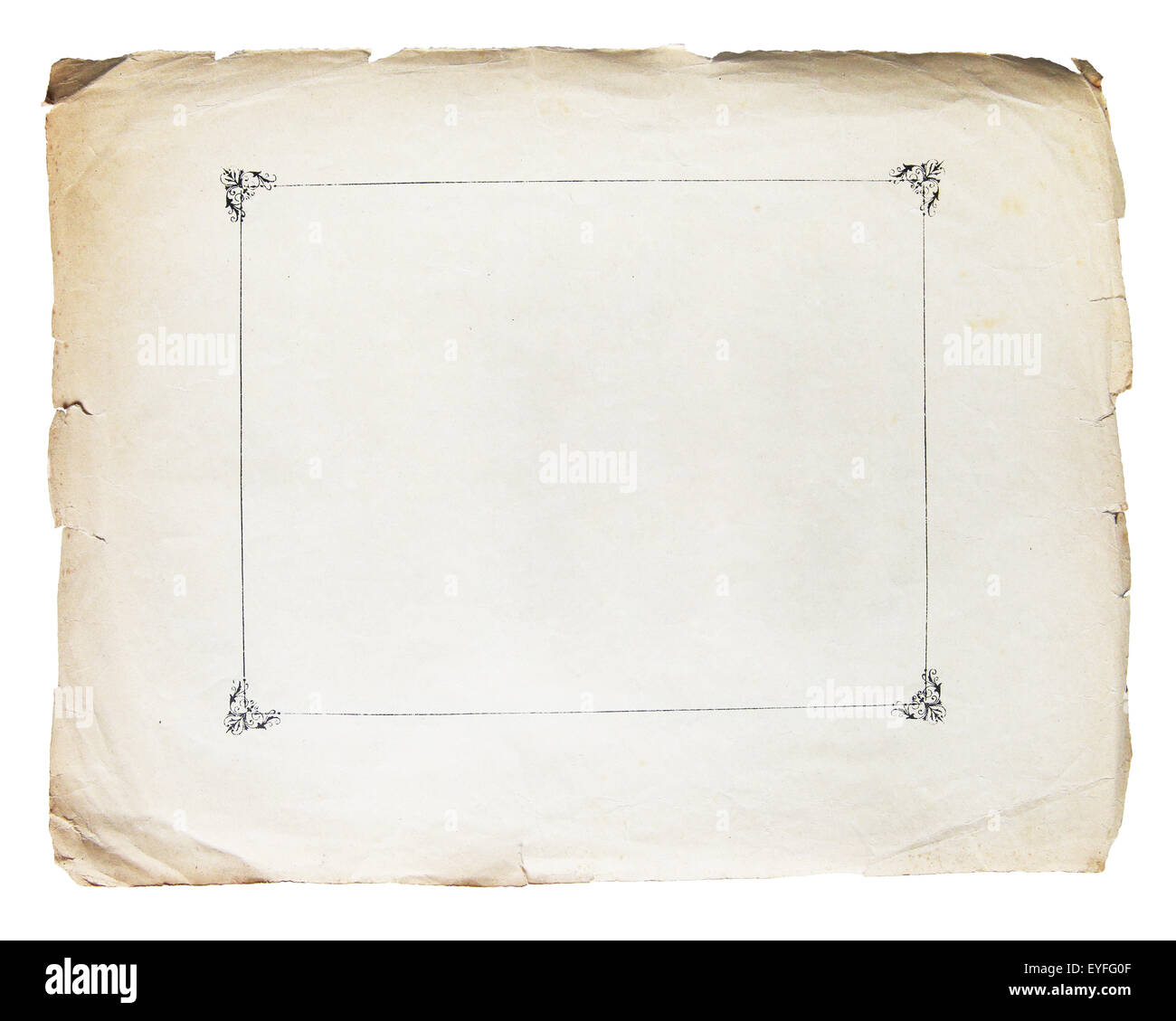 Vintage texture old paper background isolated on white Stock Photo - Alamy