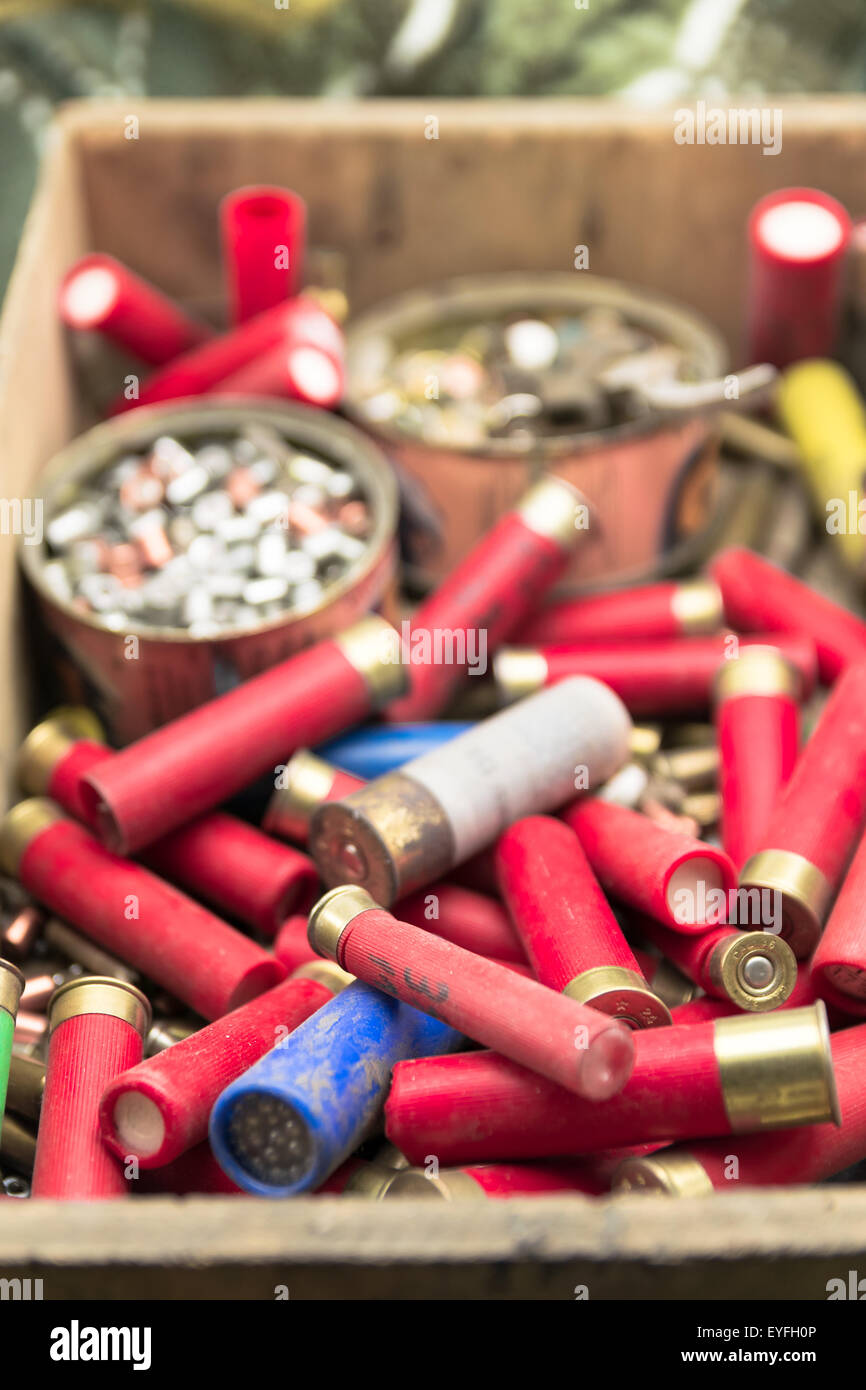 Old shotgun shells hires stock photography and images Alamy