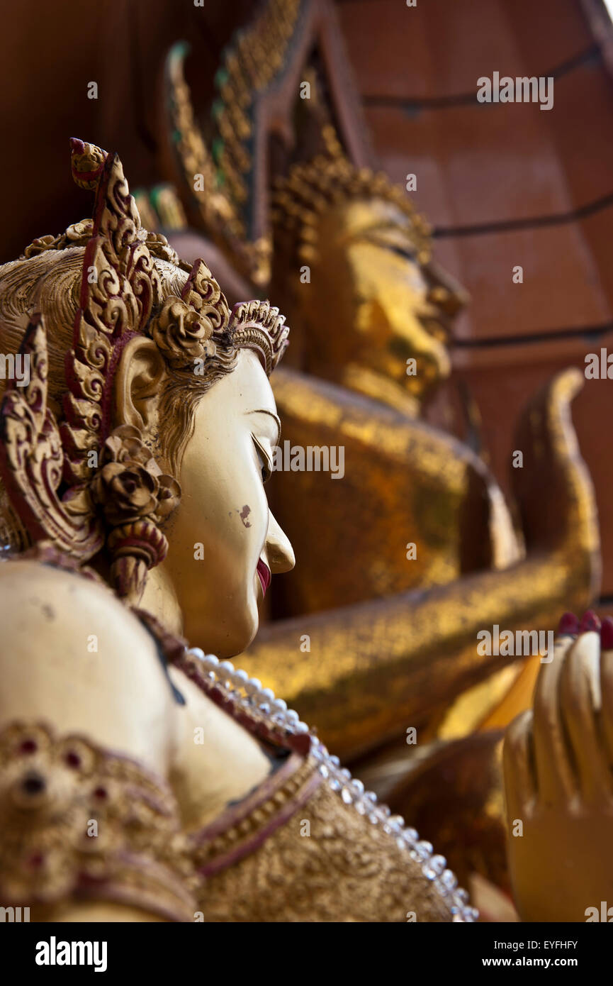 Wat Tham Seu, or Big Buddha Temple; Kanchanaburi, Thailand Stock Photo