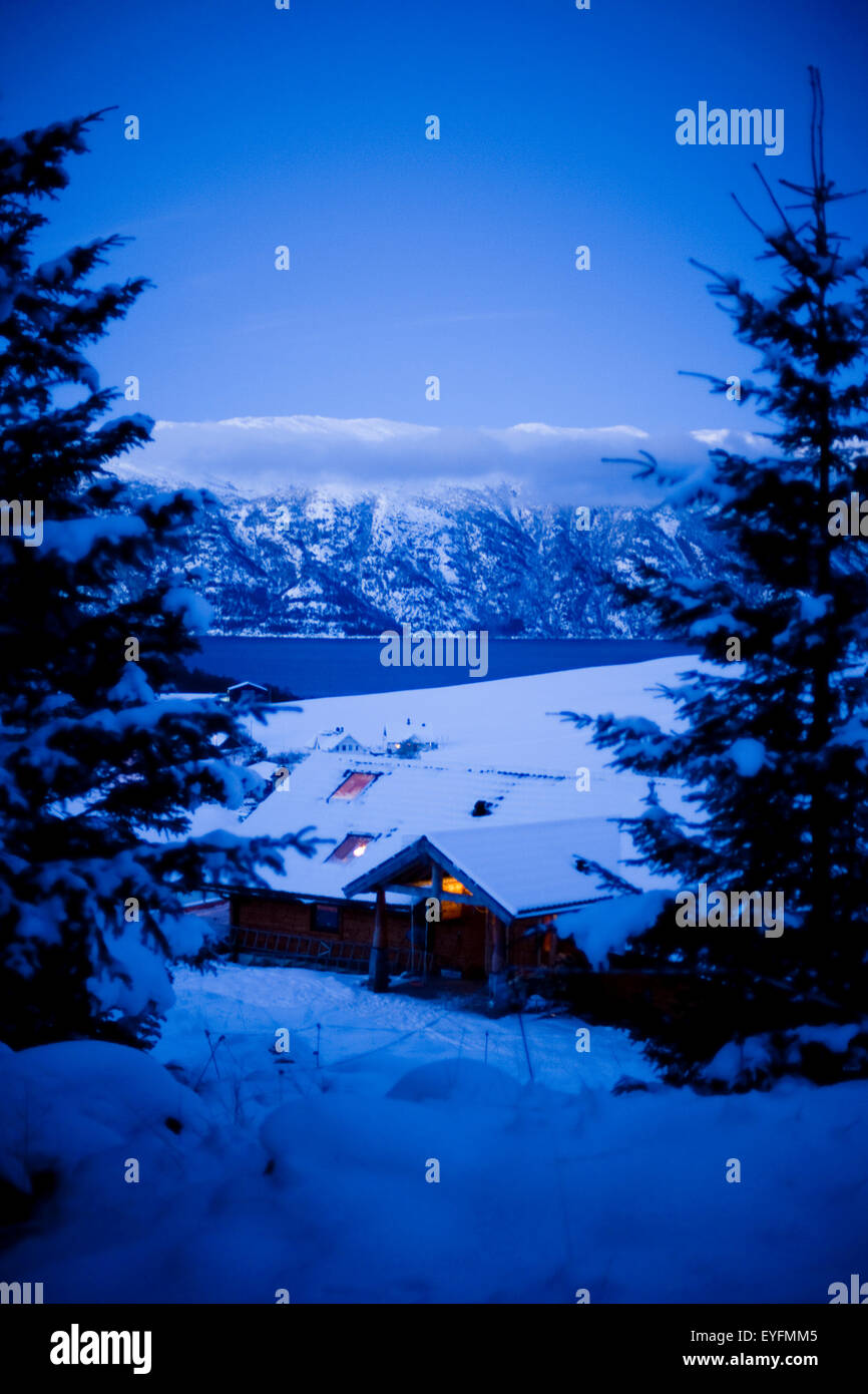 View Over The Village Fjord And Mountains With Brekke Rental