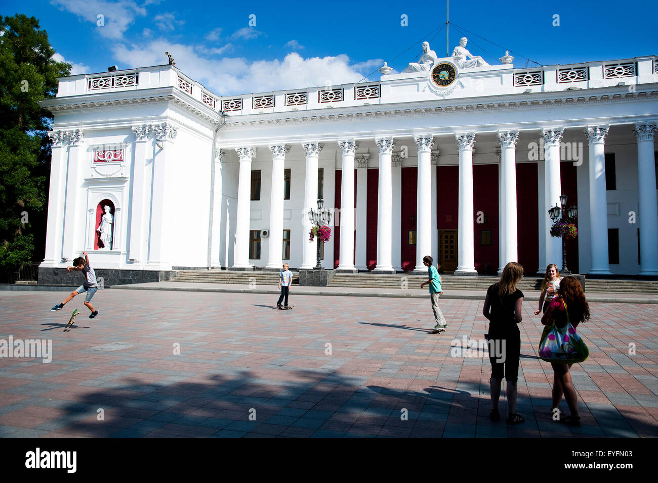 Odessa City Hall, the seat of the city's municipal authorities; Odessa