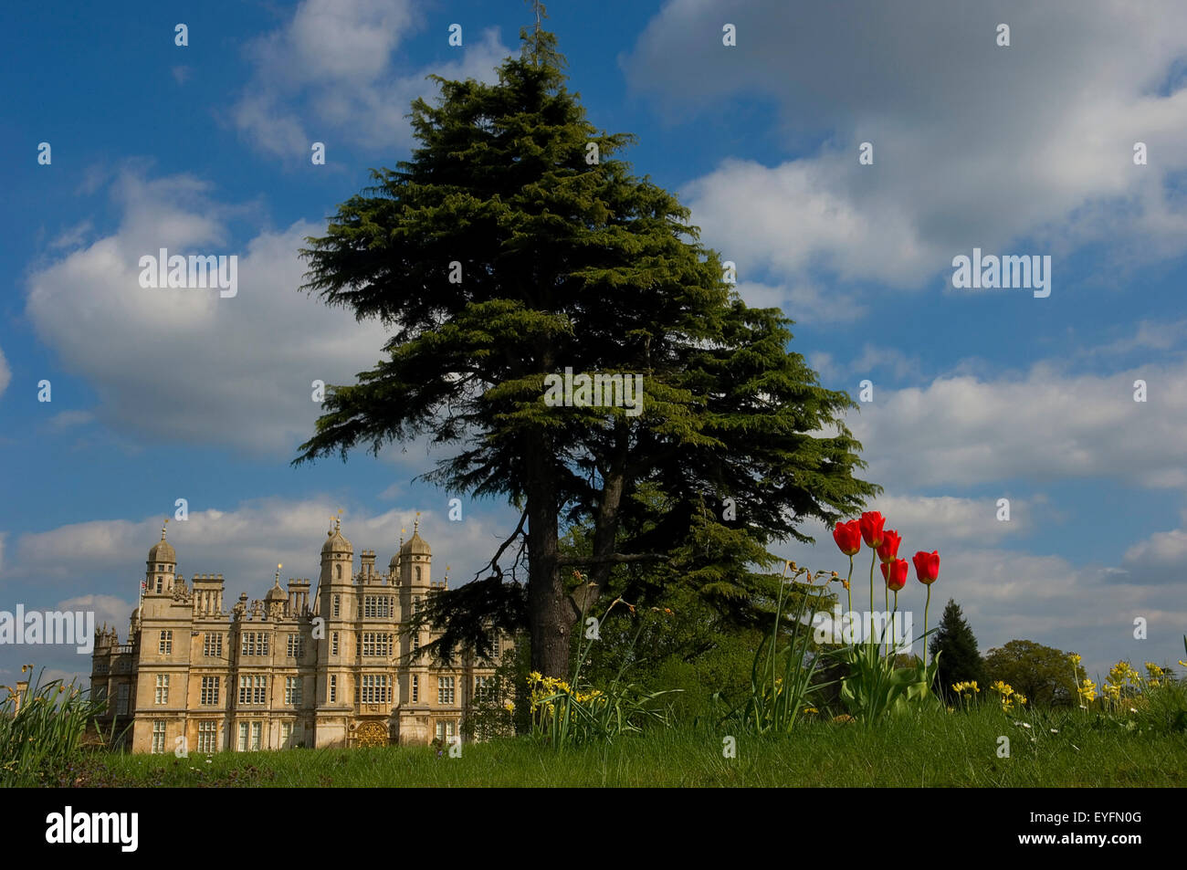 Burghley House; Stamford, Lincolnshire, England Stock Photo