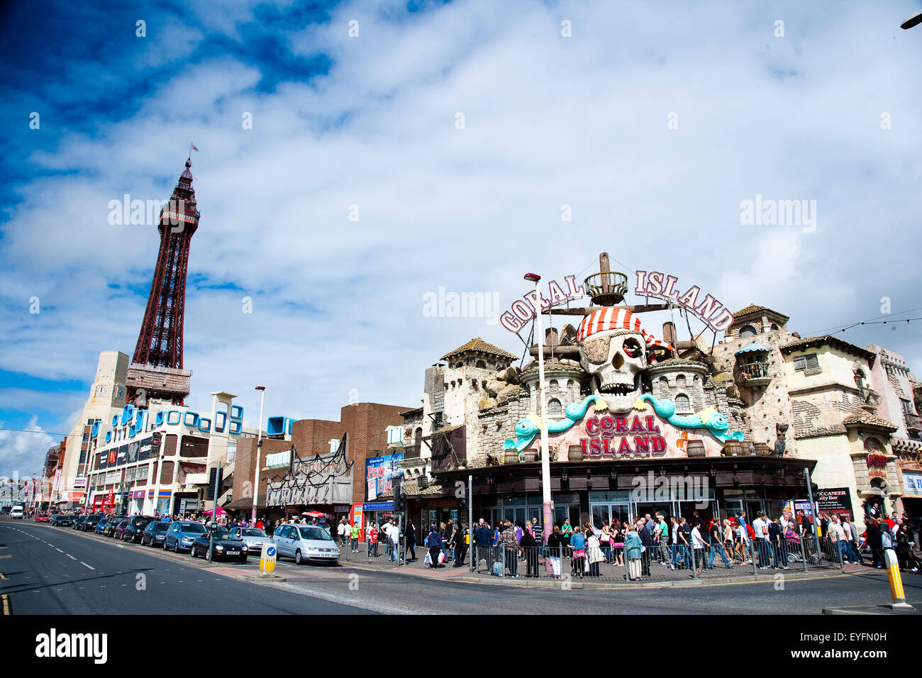 Blackpool Tower and Coral Island amusement arcade, Blackpool Pleasure