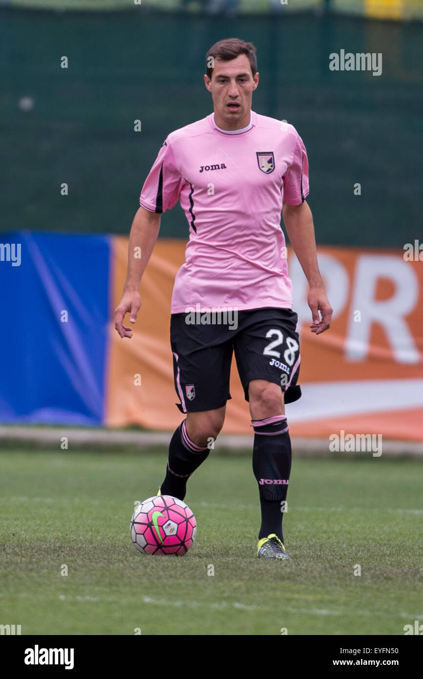 Ponte di Legno, Italy. 26th July, 2015. Mato Jajalo (Palermo)  Football/Soccer : Pre-season friendly match