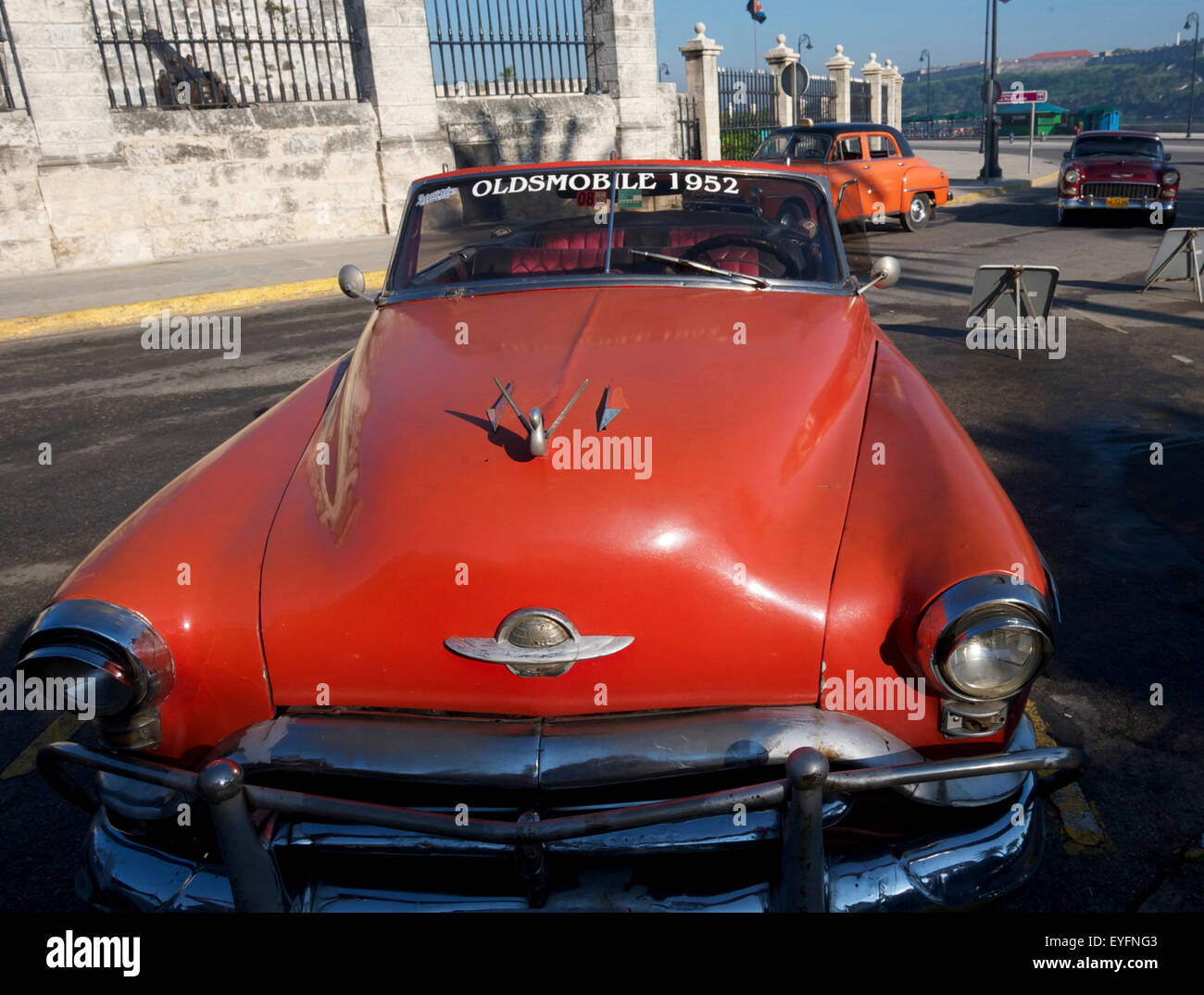 Vintage American car; Havana, Cuba Stock Photo