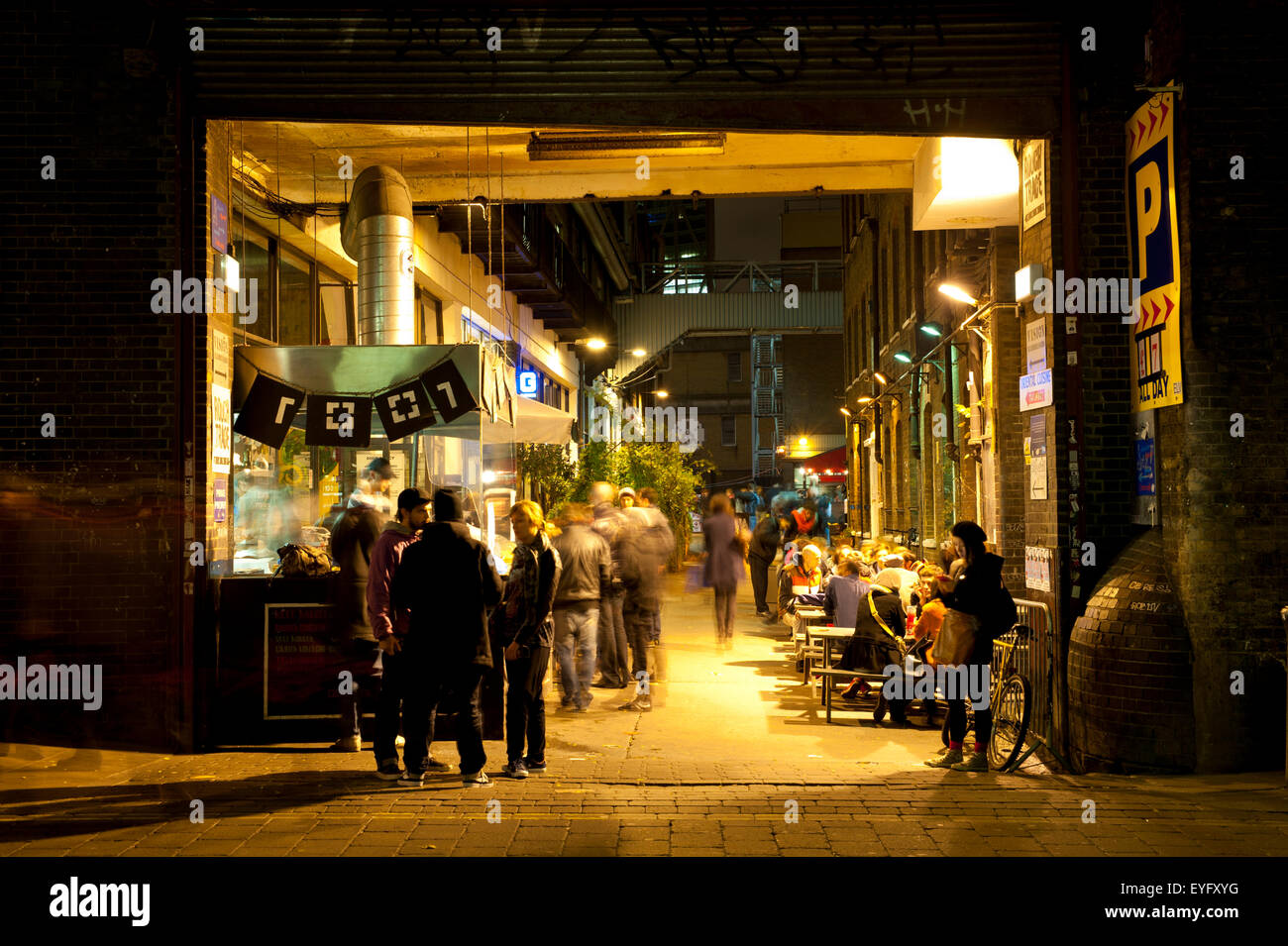 People Hanging Out In 1001 Bar In Brick Lane, East London, London, Uk Stock  Photo - Alamy