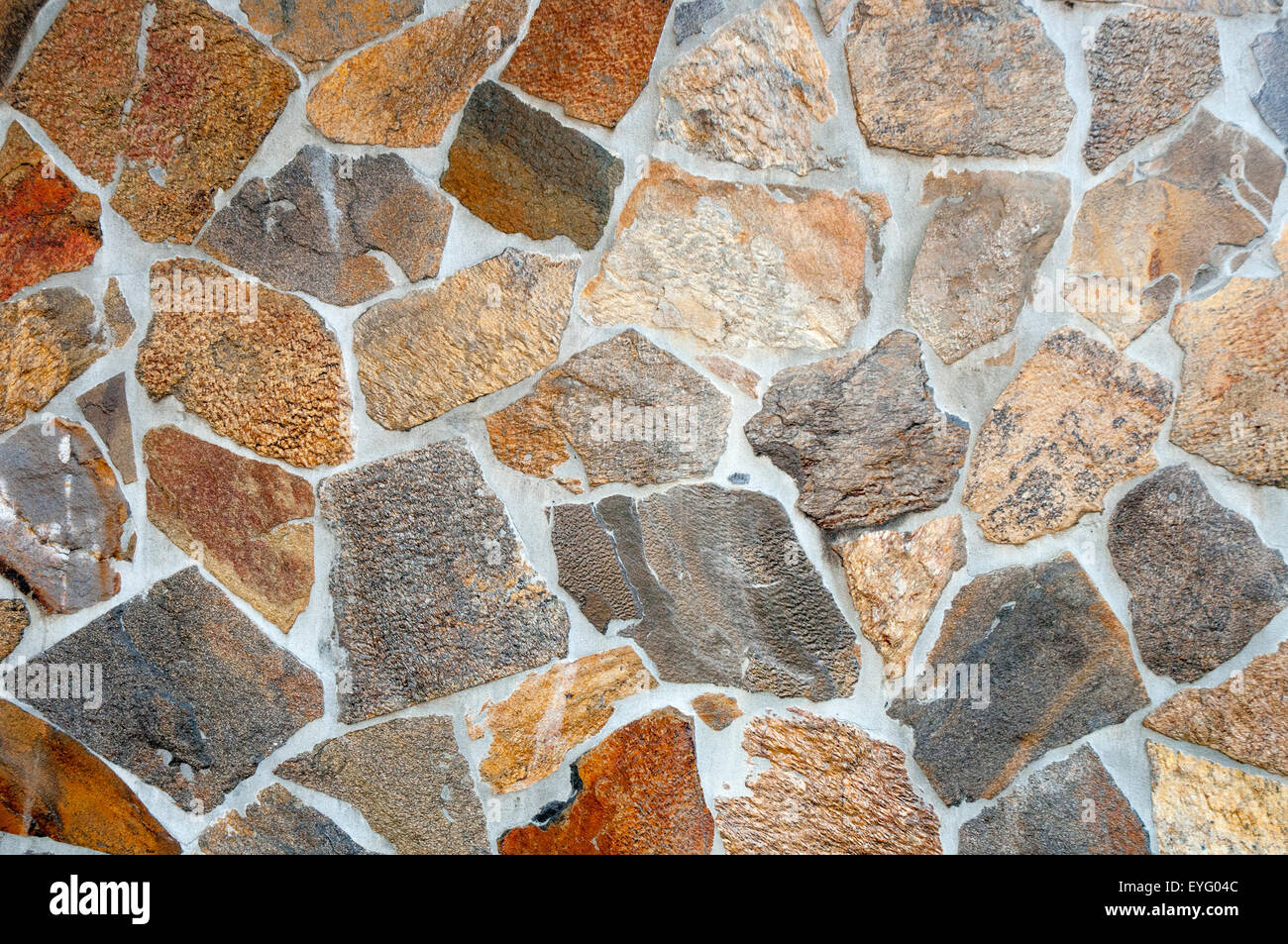 'crazy paving' stone texture Stock Photo