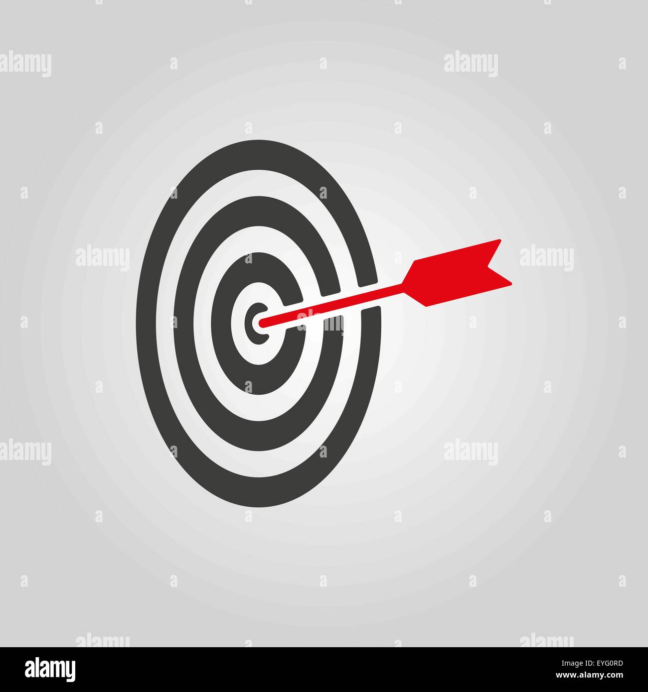 The target icon. Target symbol. Flat Stock Vector Image & Art - Alamy