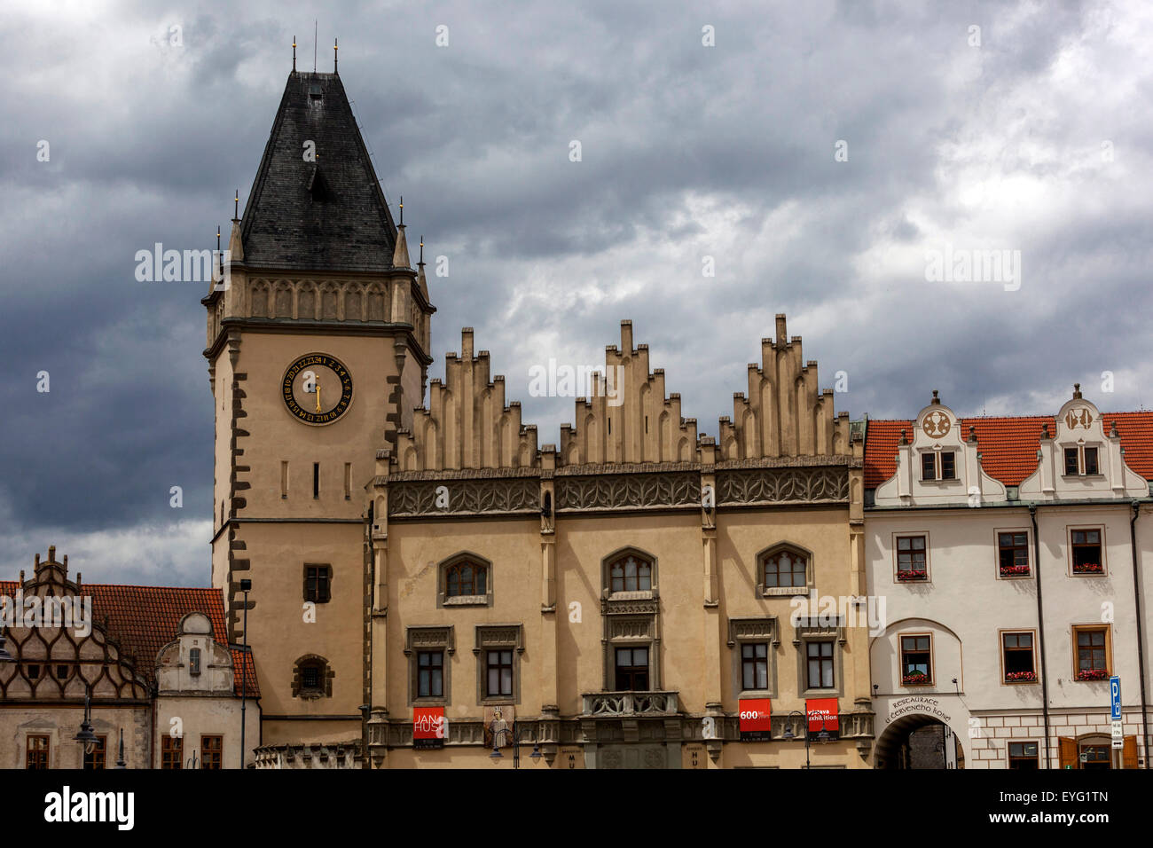 Tabor City Hall Building on Zizka Square Czech Republic Stock Photo Alamy