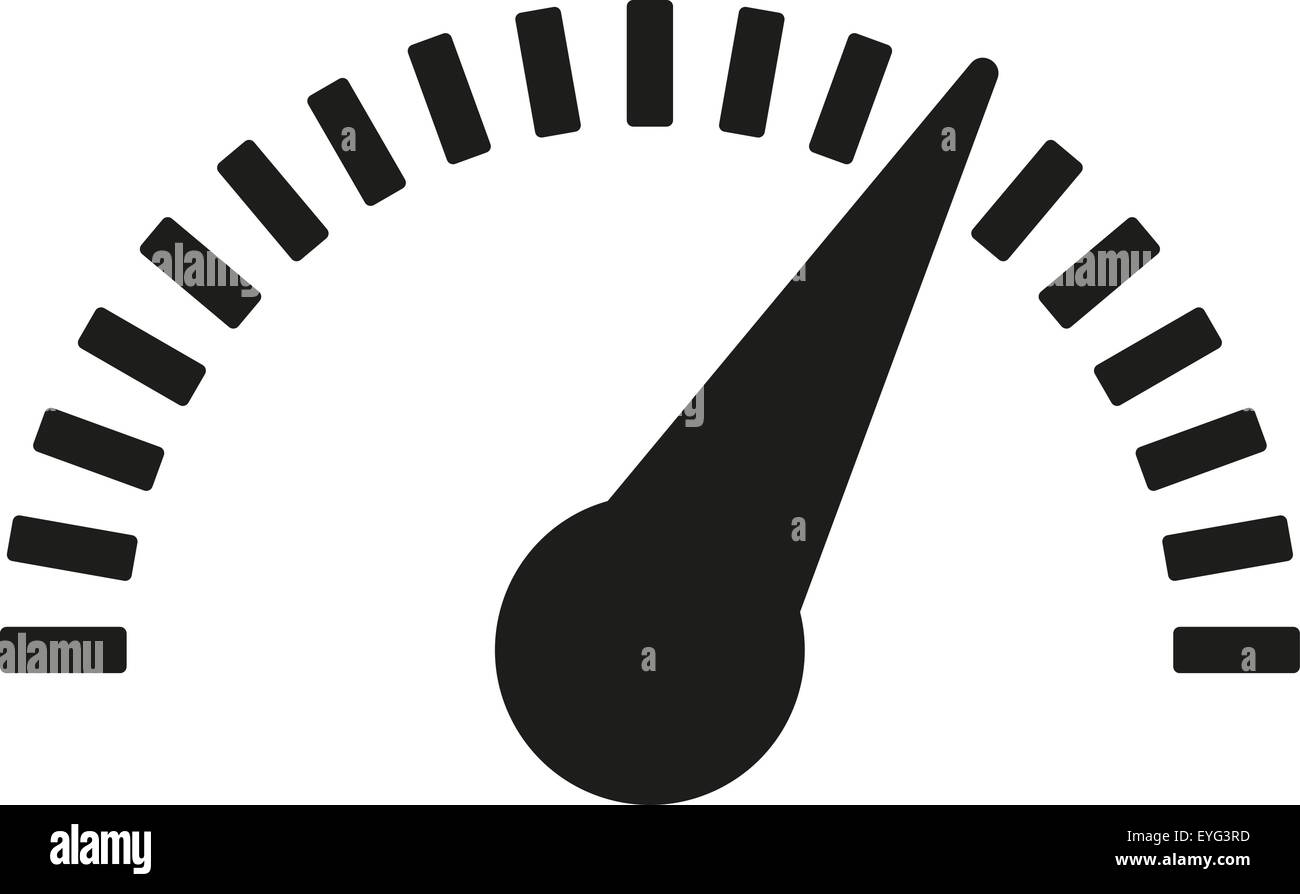 The tachometer, speedometer and indicator icon Stock Vector Image & Art ...