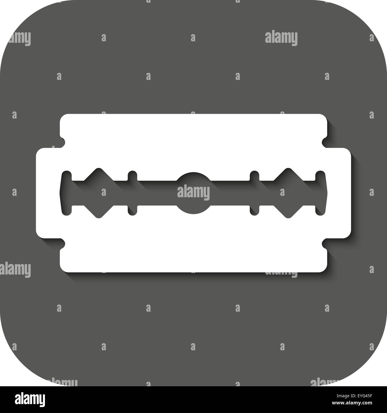 The blade razor icon. Shaver symbol. Flat Stock Vector Image & Art - Alamy