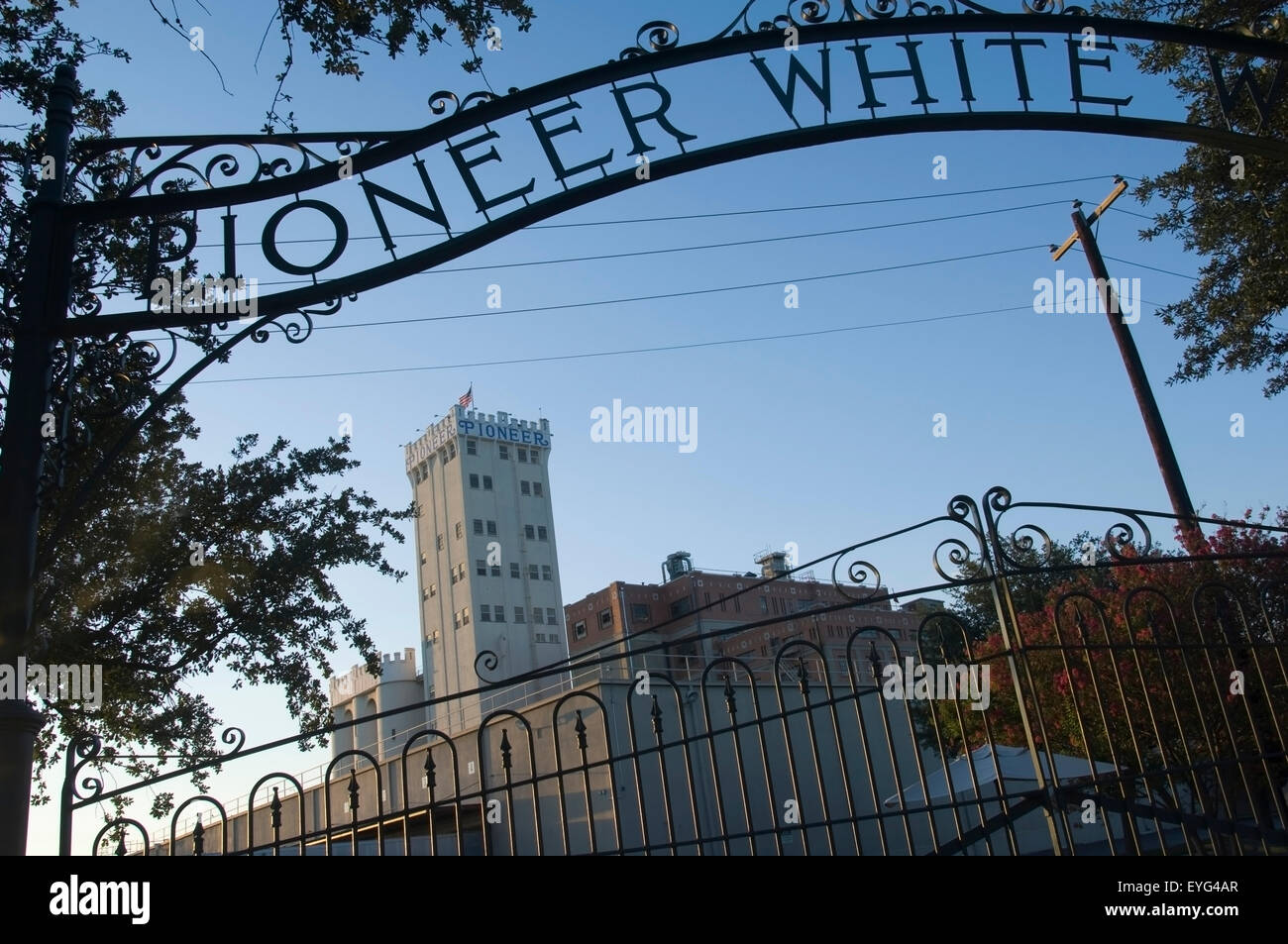 Pioneer White Flour Mills In Southtown, San Antonio Stock Photo Alamy