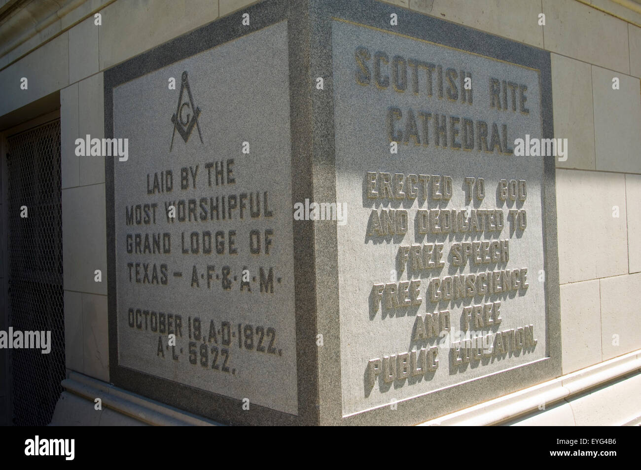 Scottish Rite Cathedral Founded By The Masonic Grand Lodge Of Texas