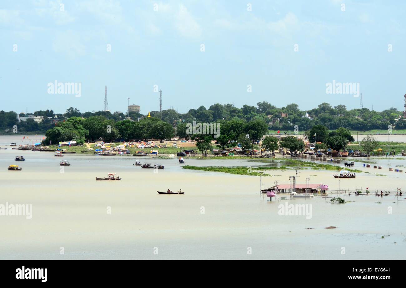 Yamuna water level rise hi-res stock photography and images - Alamy