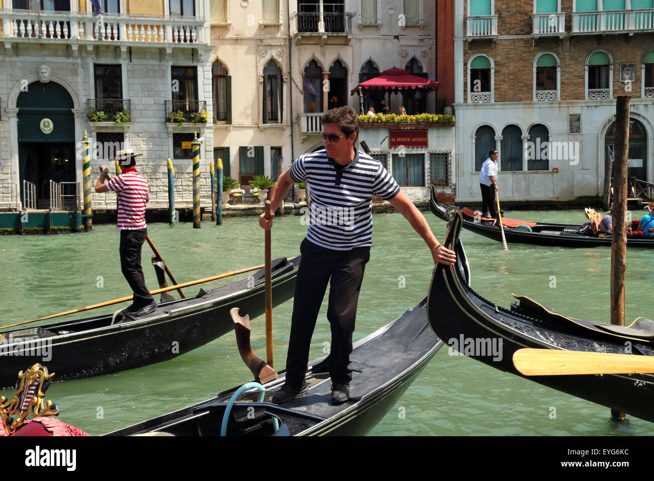 Gondola ride, Venice, Italy Stock Photo Alamy