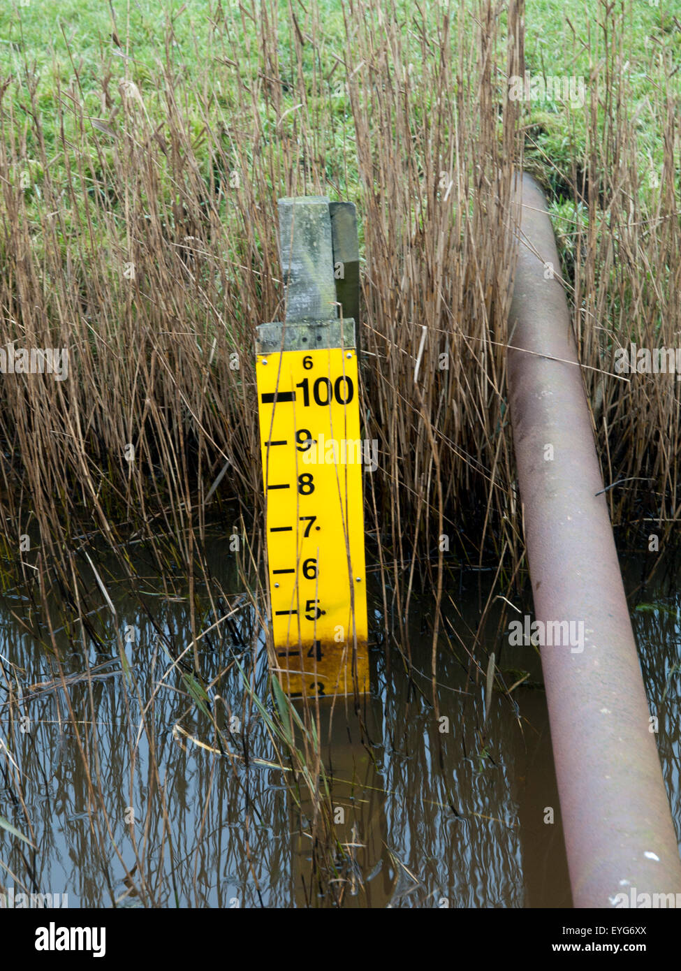 Water depth measurement Stock Photo Alamy