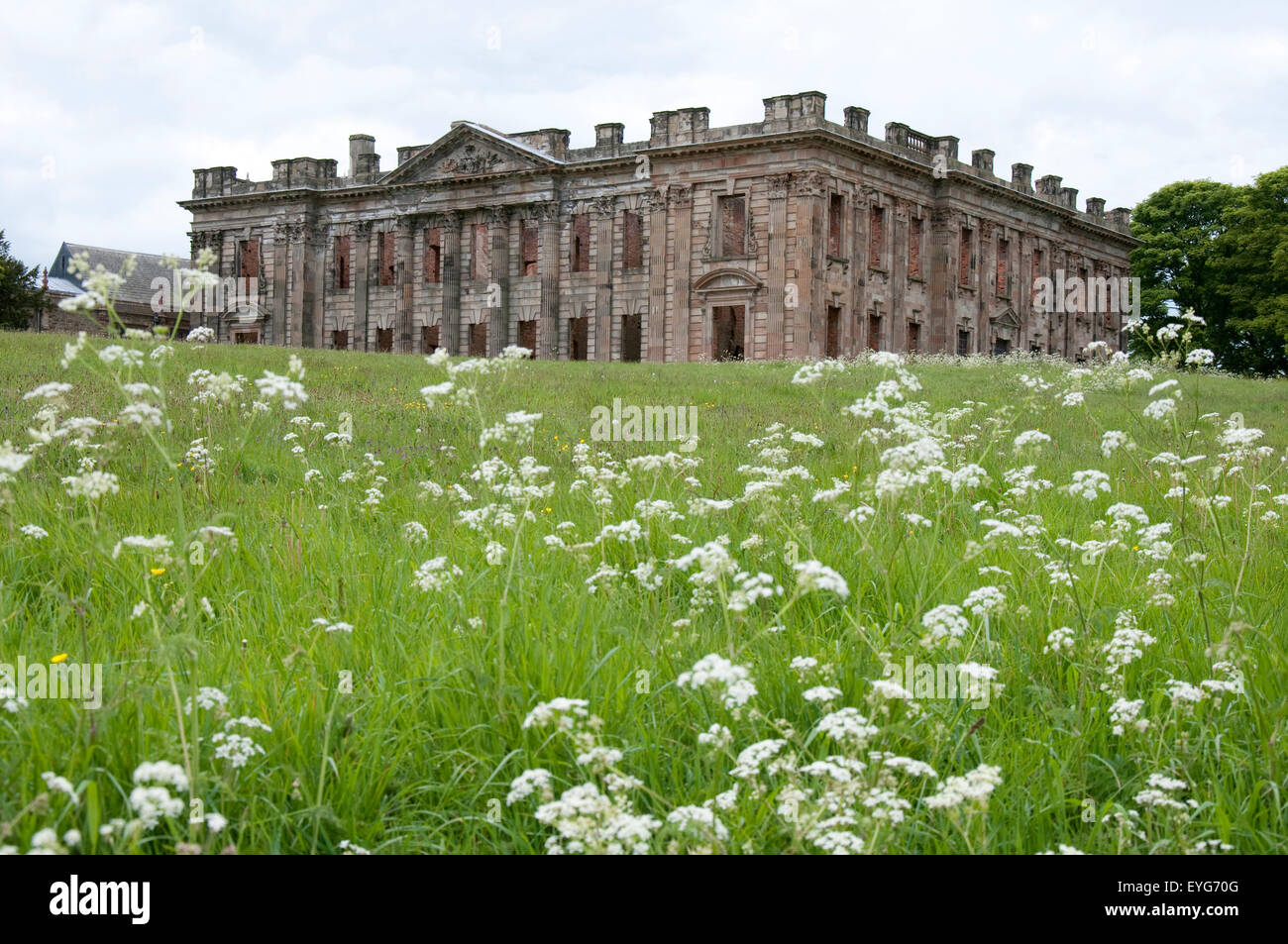 Sutton Scarsdale Hall, Chesterfield Derbyshire ENgland UK Stock Photo