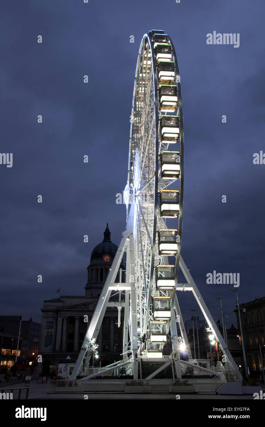 The Big Wheel in Nottingham, Nottinghamshire England UK Stock Photo Alamy