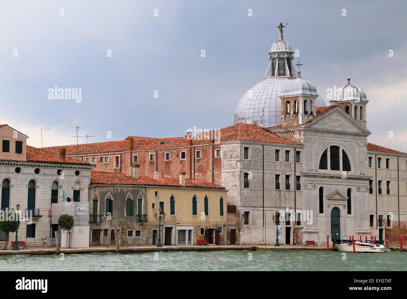 Elton John's house in Venice (yellow in the middle) near Chiesa di
