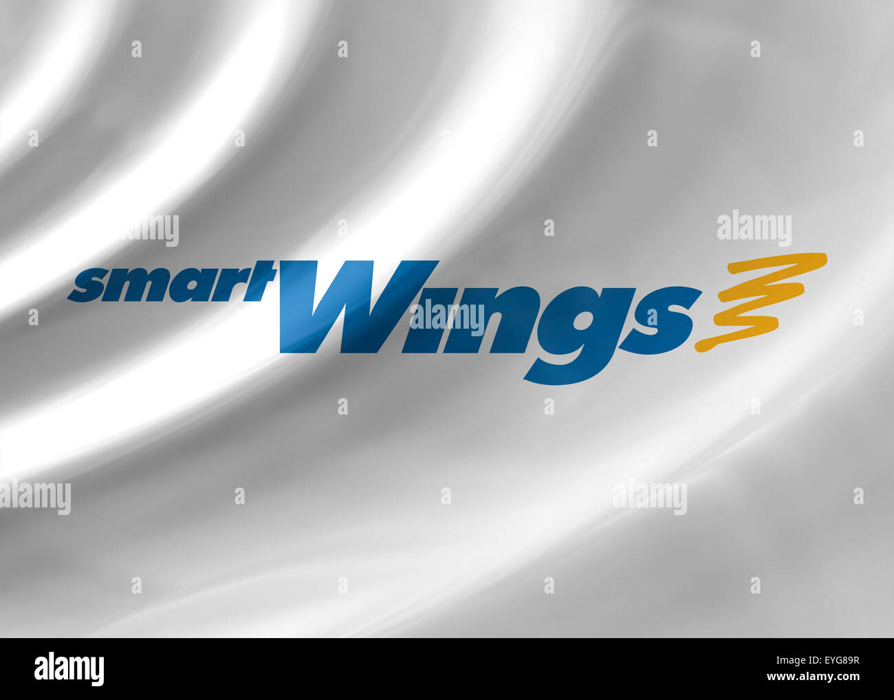 Smart Wings logo icon flag emblem symbol sign mark Stock Photo Alamy