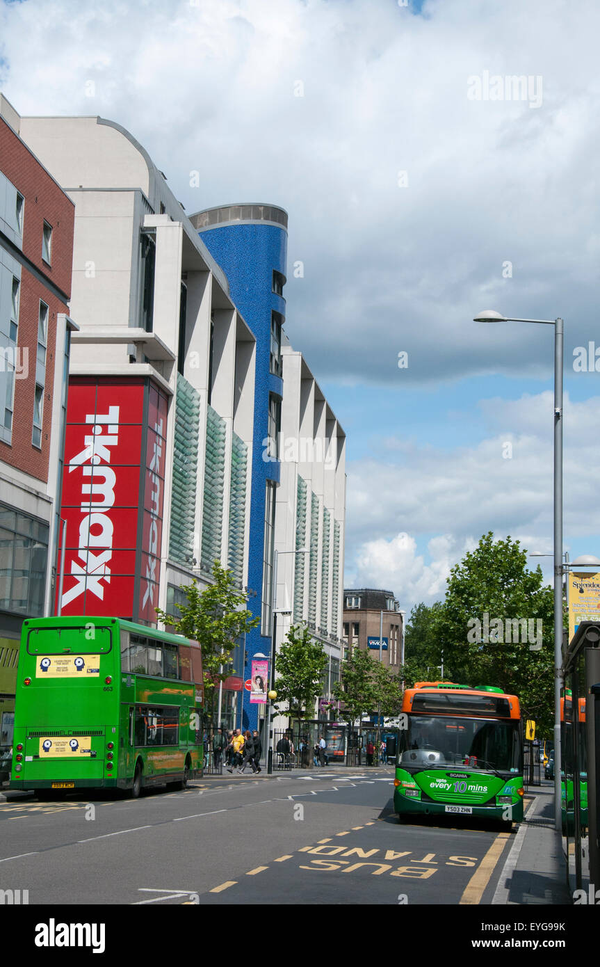Mansfield Road in Nottingham City, Nottinghamshire England UK Stock