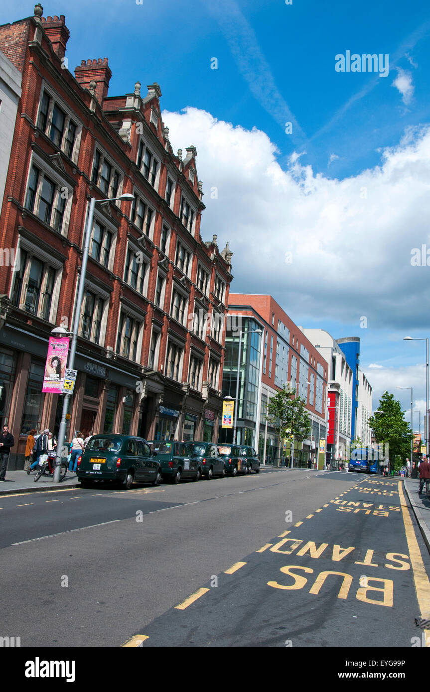 Mansfield Road in Nottingham City, Nottinghamshire England UK Stock