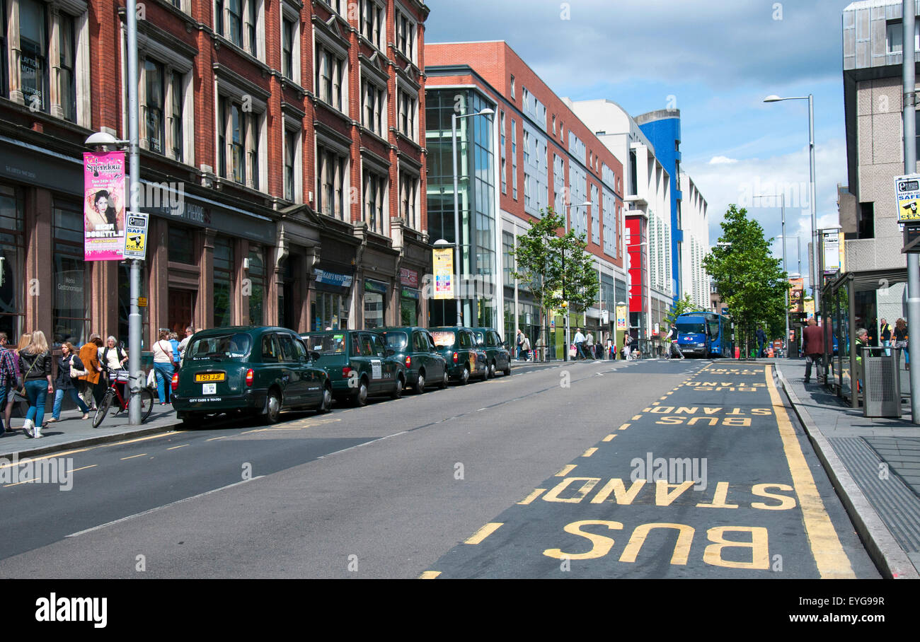 Mansfield Road in Nottingham City, Nottinghamshire England UK Stock