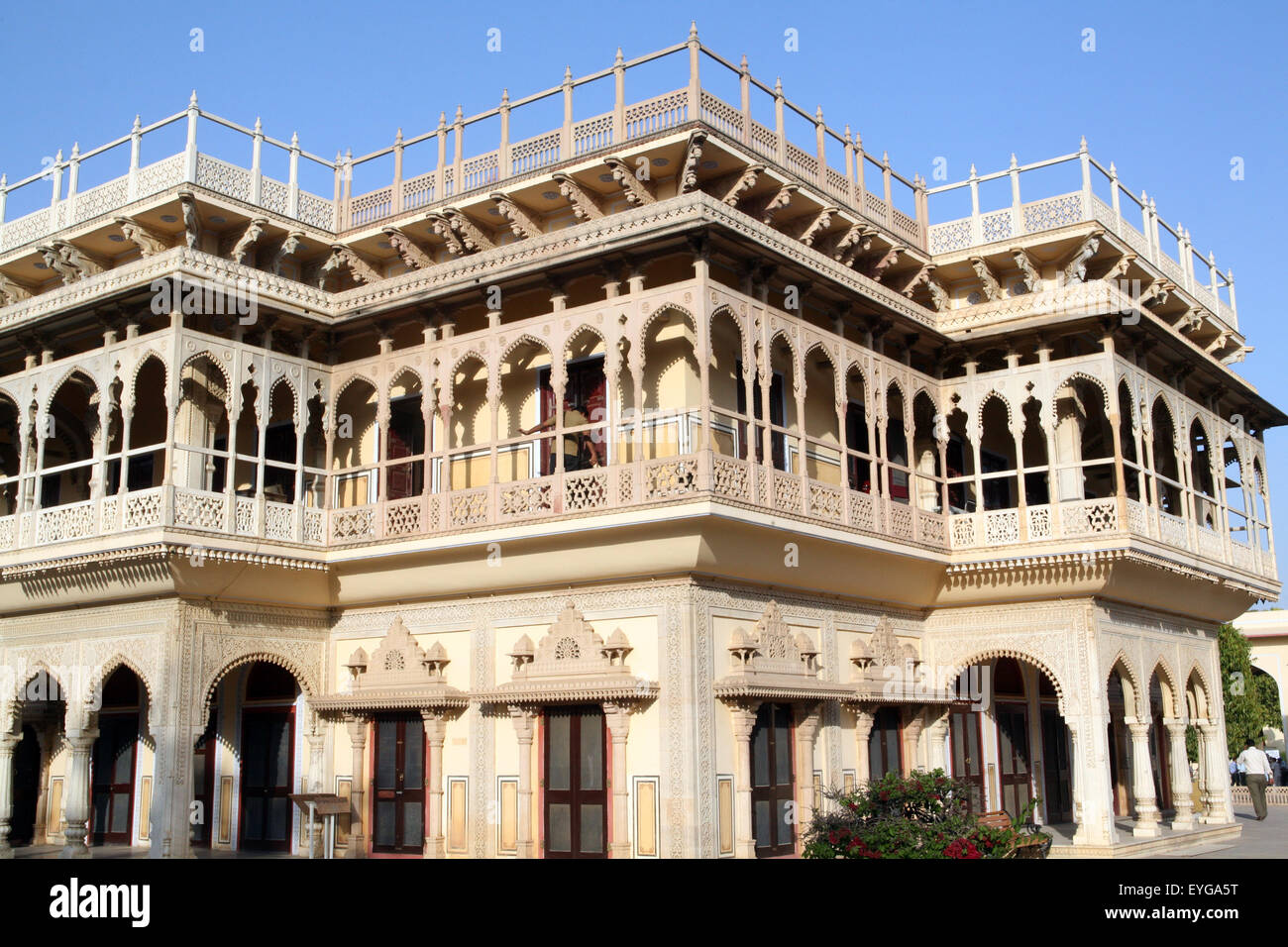 At City Palace inside the old walled town in Jaipur, capital of