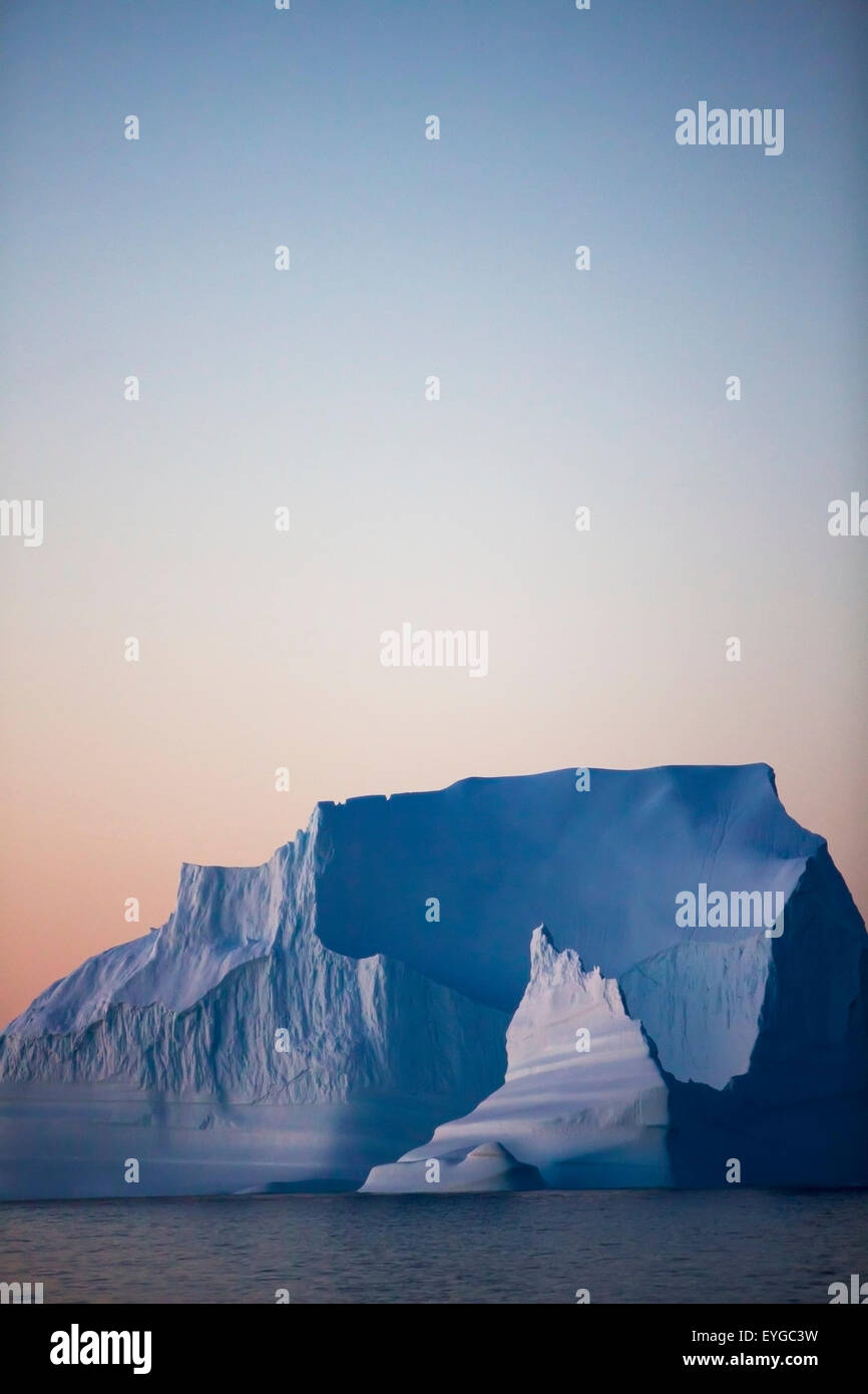 Iceberg of west coast; Greenland Stock Photo