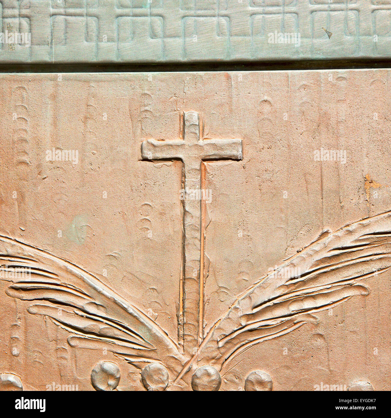 texture of a brown old door in italy europe Stock Photo - Alamy