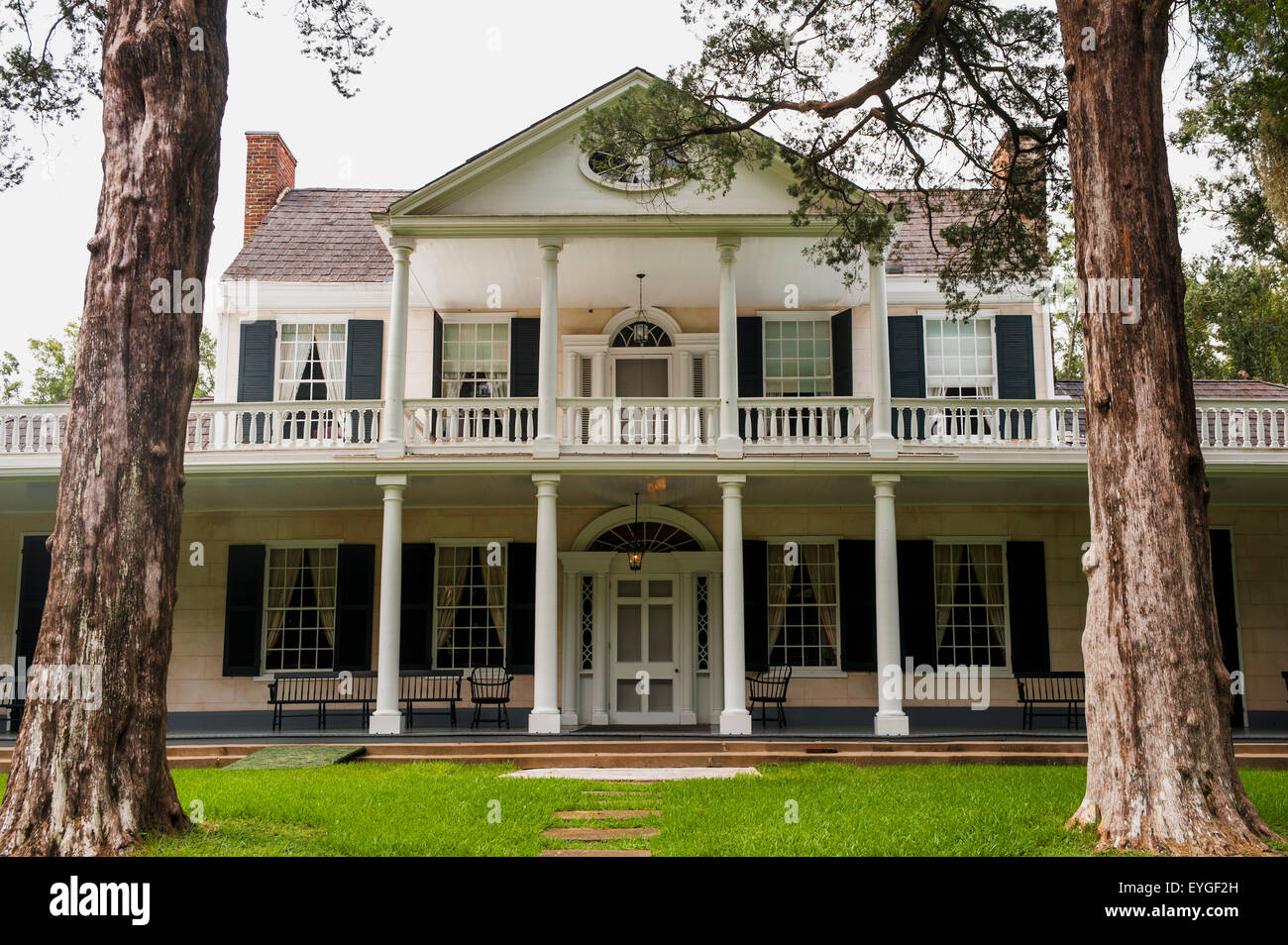 USA, Mississippi, Linden Historic House; Natchez Stock Photo Alamy