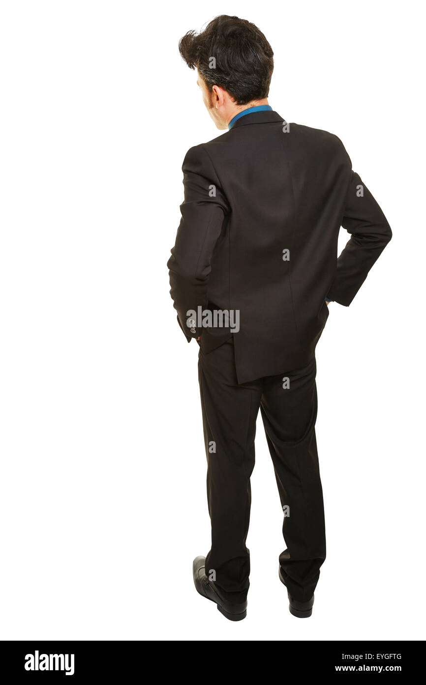 Man hands in pockets from behind Cut Out Stock Images & Pictures Alamy