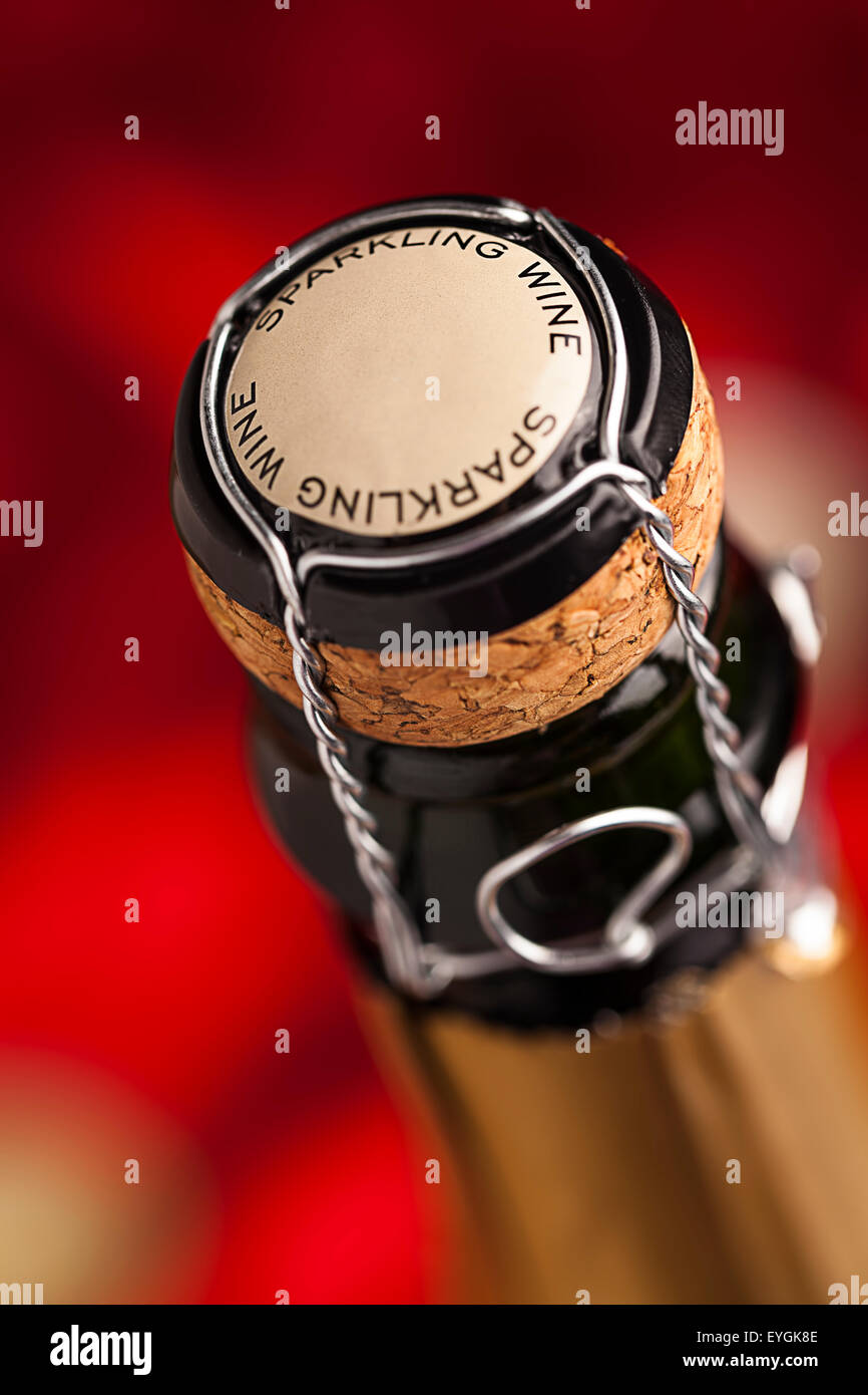Champagne wine bottle cap Stock Photo Alamy