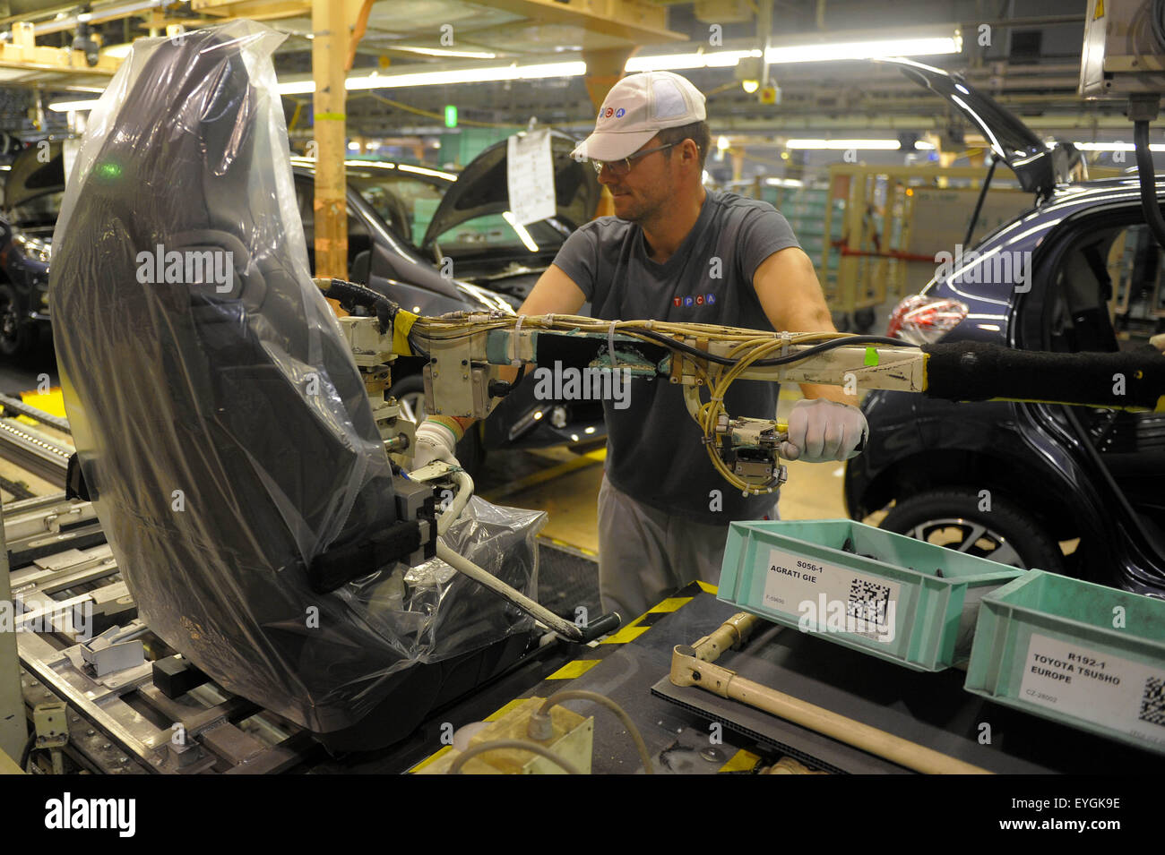 Central Bohemian car makers Skoda Auto and Toyota Pegueot Citroen