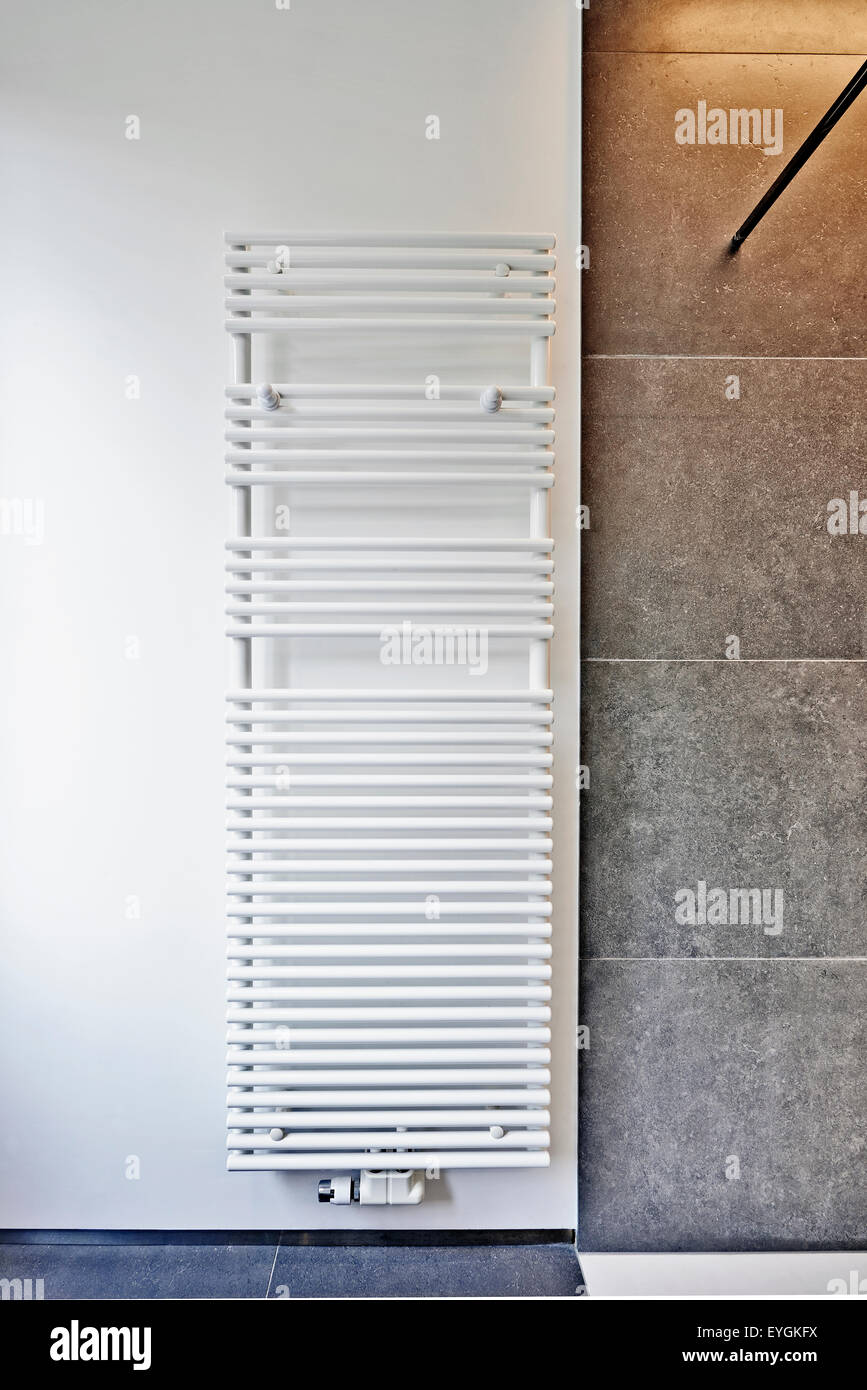 white wooden towel rail wall mounted on Towel Rail High Resolution Stock Photography And Images Alamy