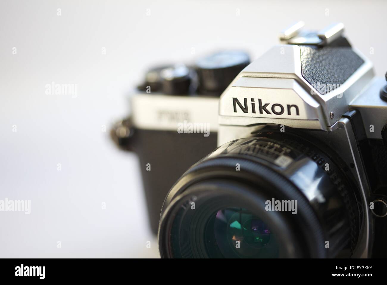 Nikon FM2 manual traditional SLR film camera and standard 50 mm lens Stock  Photo - Alamy