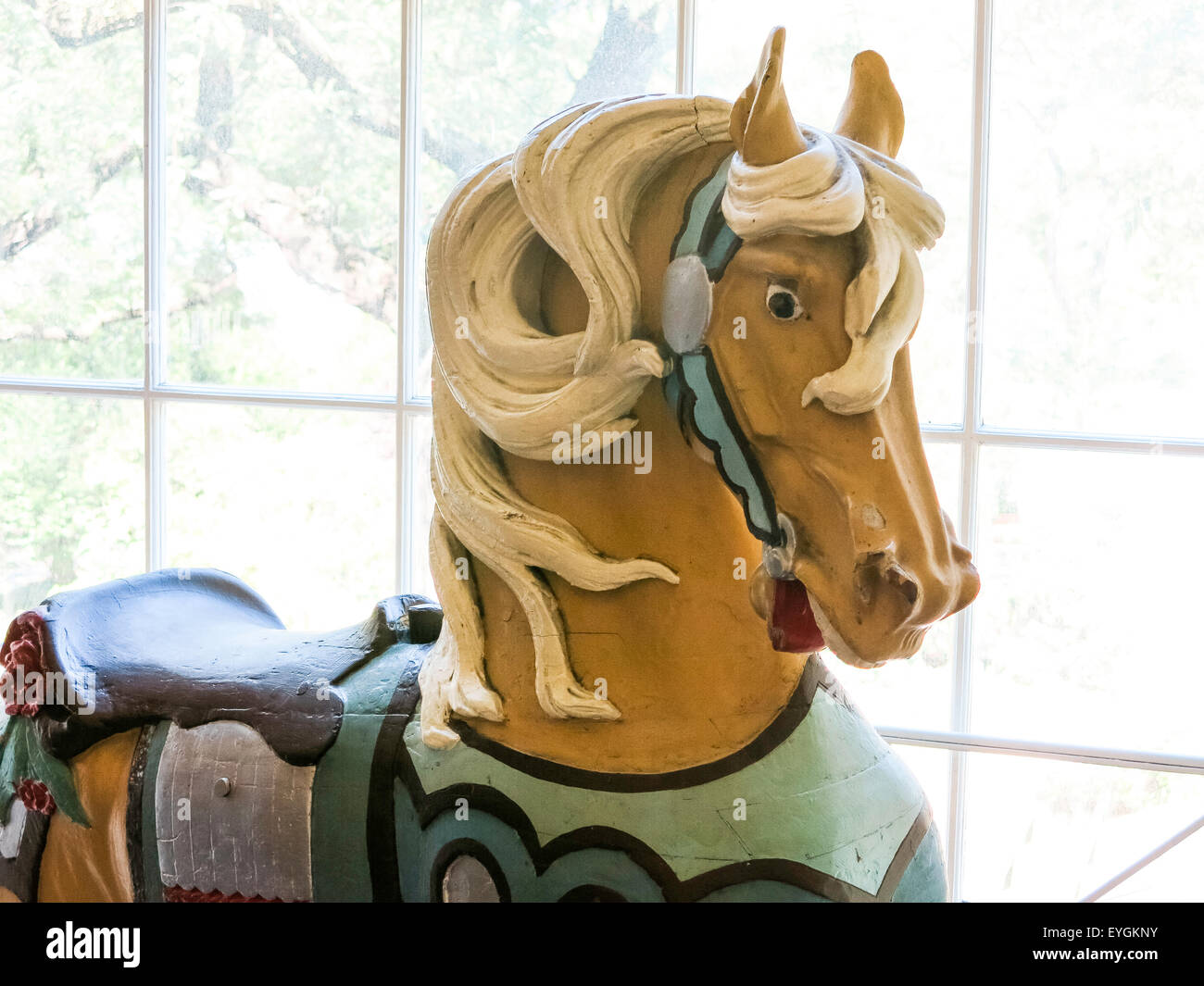 Painted wood horse hi-res stock photography and images - Alamy