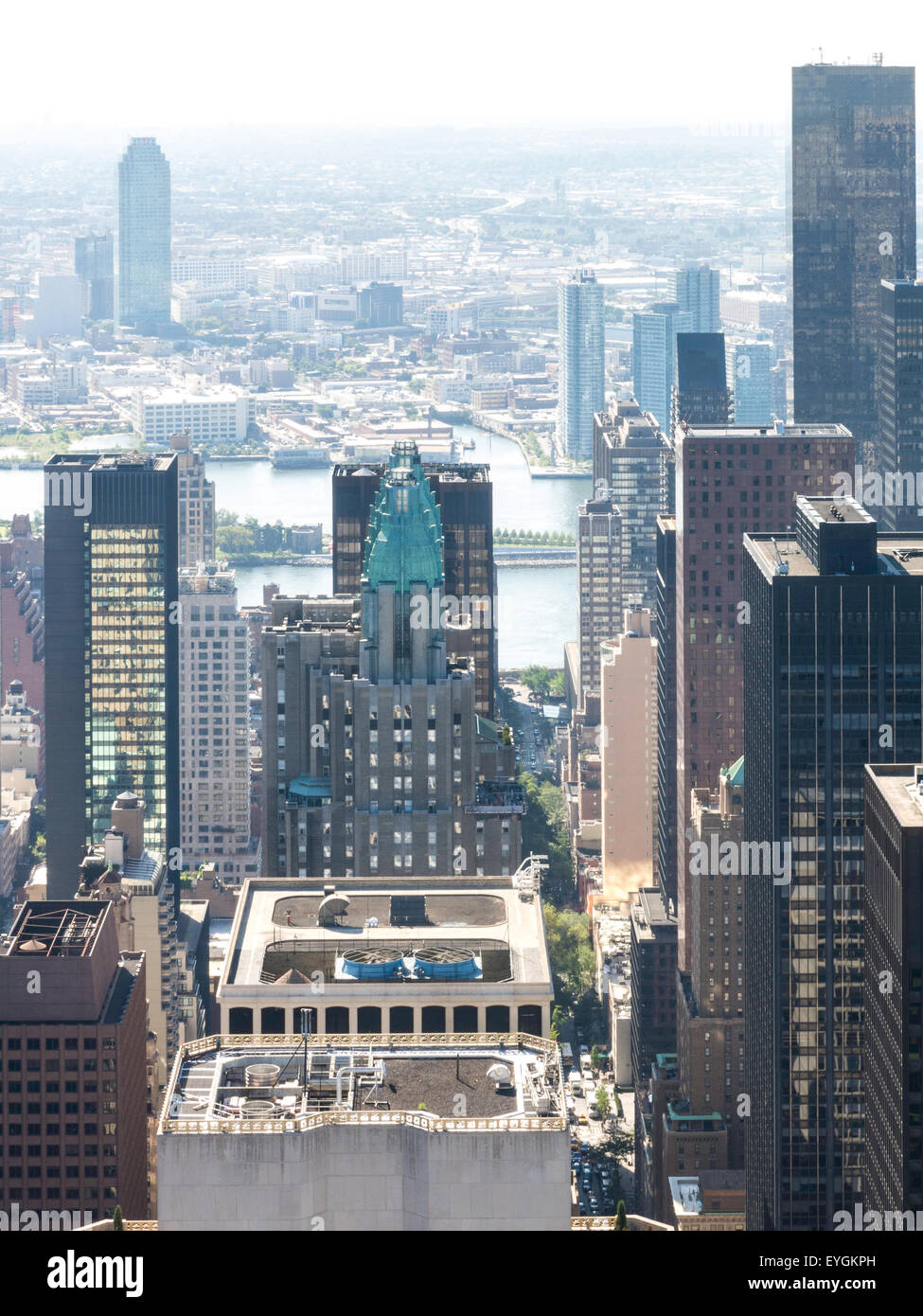 Eastward View from Top of the Rock Observation Deck, Rockefeller Center
