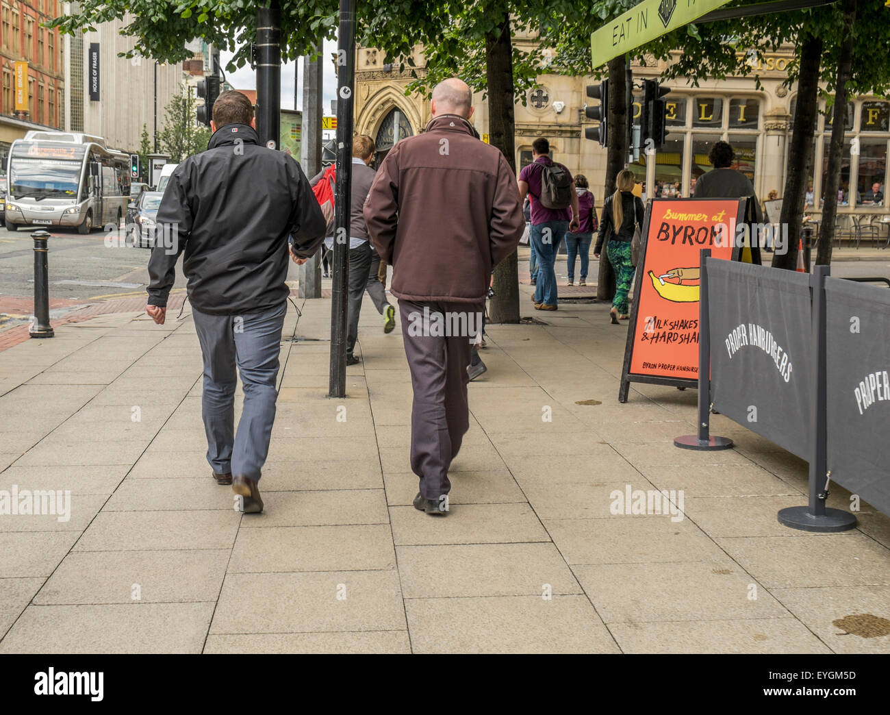 Two people walking away from each other hi-res stock photography and ...