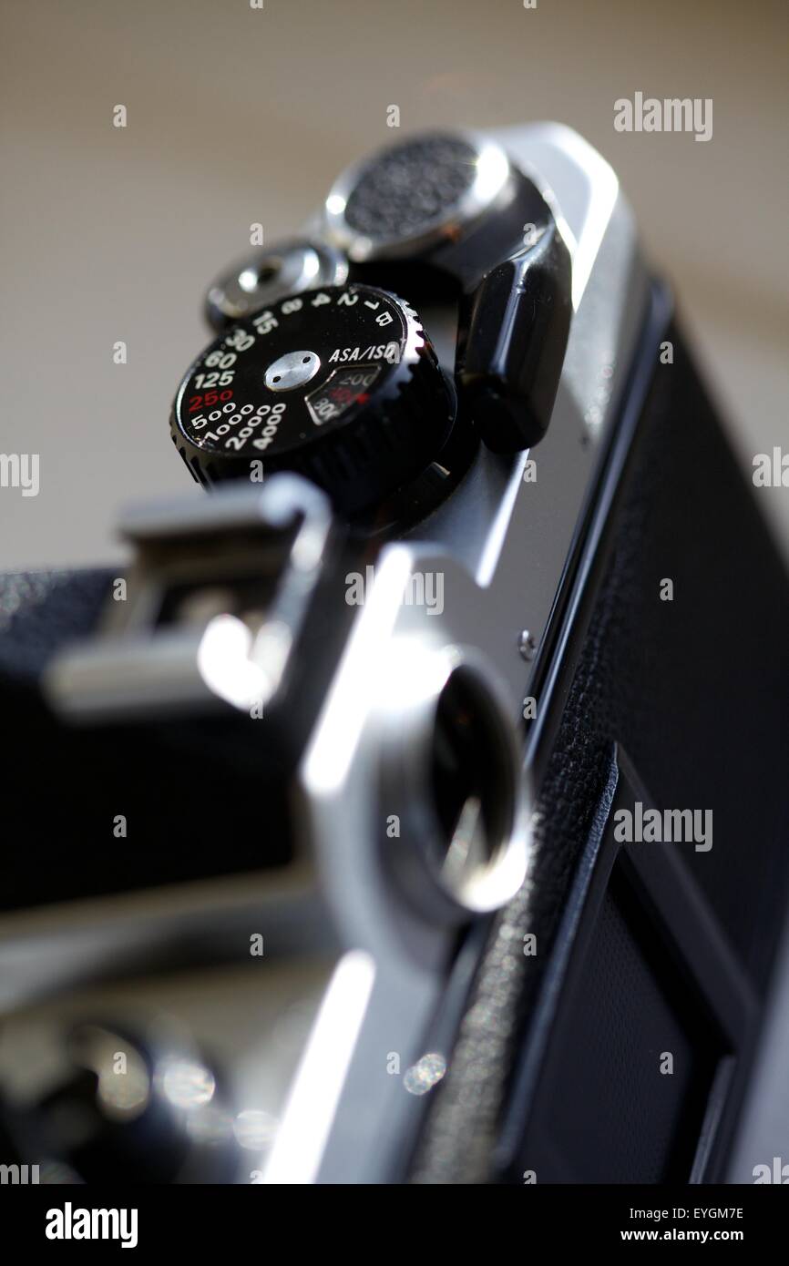 Nikon FM2 manual traditional SLR film camera and standard 50 mm lens