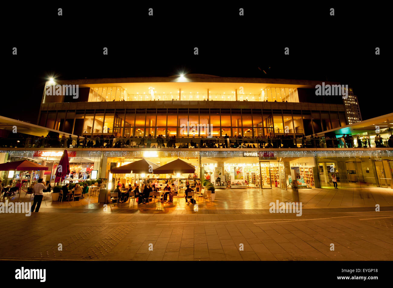 UK, England, Royal Festival Hall at night; London Stock Photo - Alamy