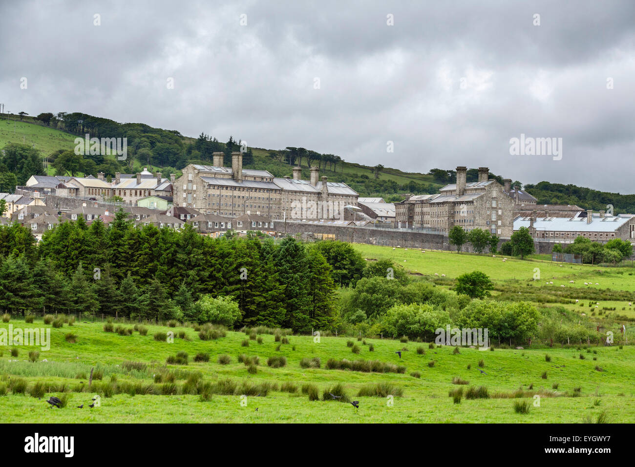 Dartmoor Prison, Princetown, Dartmoor, Devon, England, UK Stock Photo