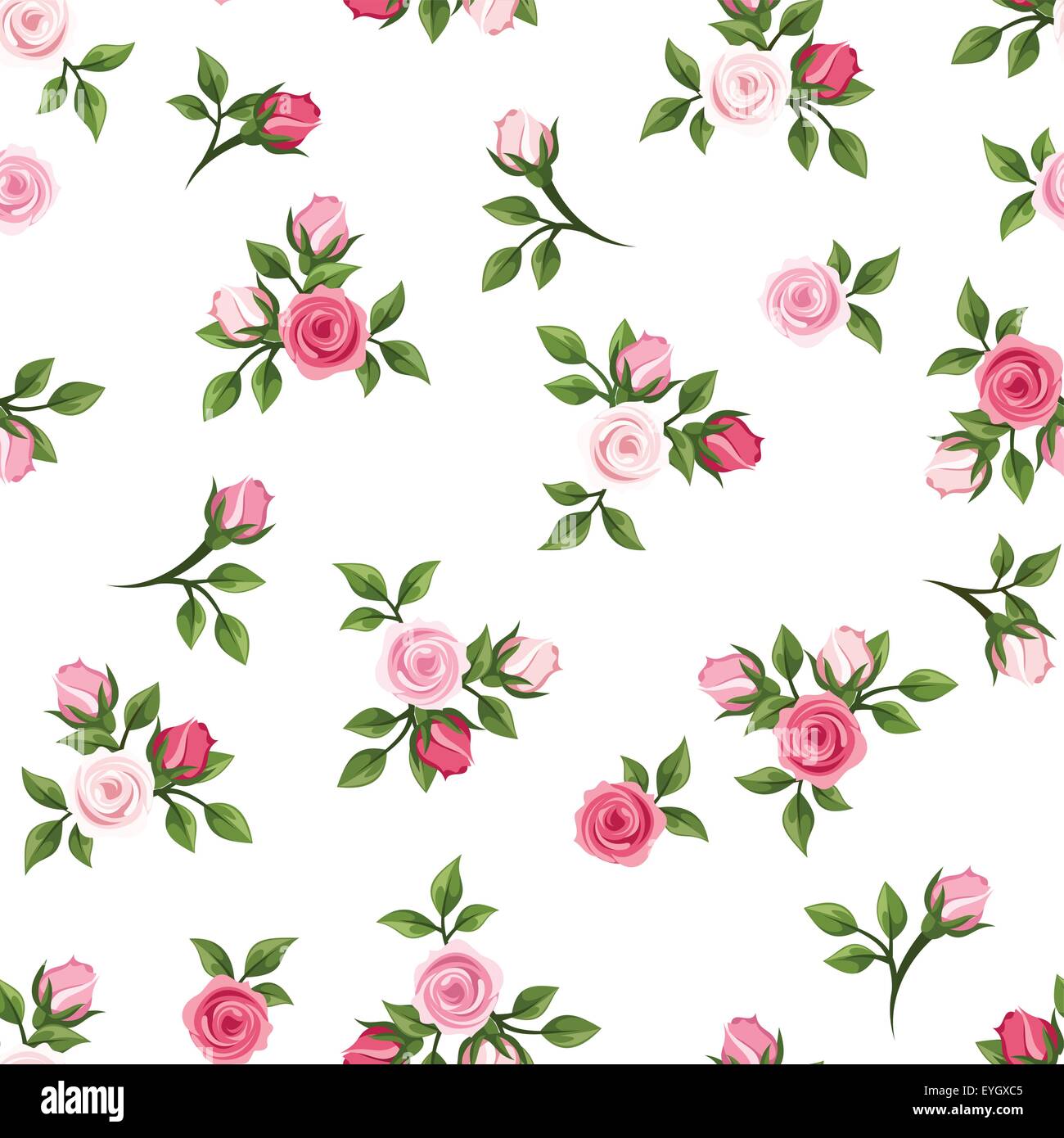 Retro floral wallpaper small flowers Stock Vector Images - Alamy